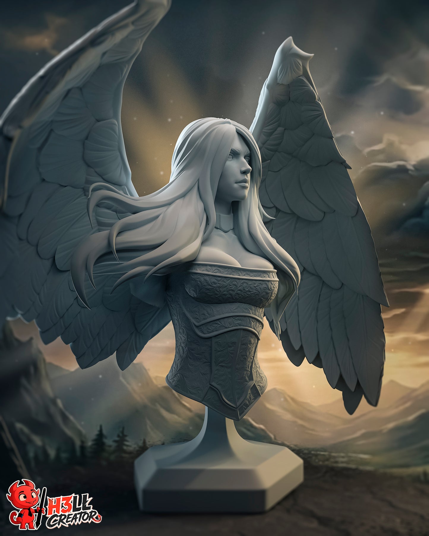 Avacyn by h3ll creator | High Quality Resin Print | Painted Commissions available!