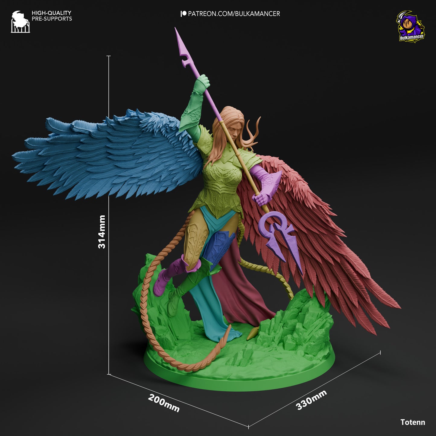 Avacyn The Purifier Garage Kit | Fanmade Model by Bulkamancer | 3D Printed - Sephiknot