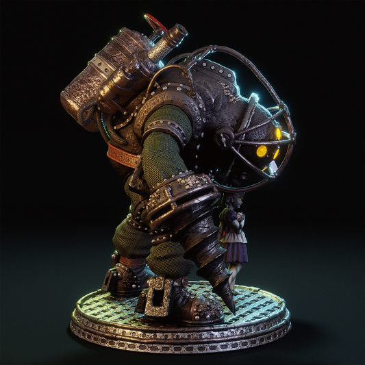 Big Daddy & Little Sister by CA3D | High Quality Resin Print | Painted Commissions available! - Sephiknot