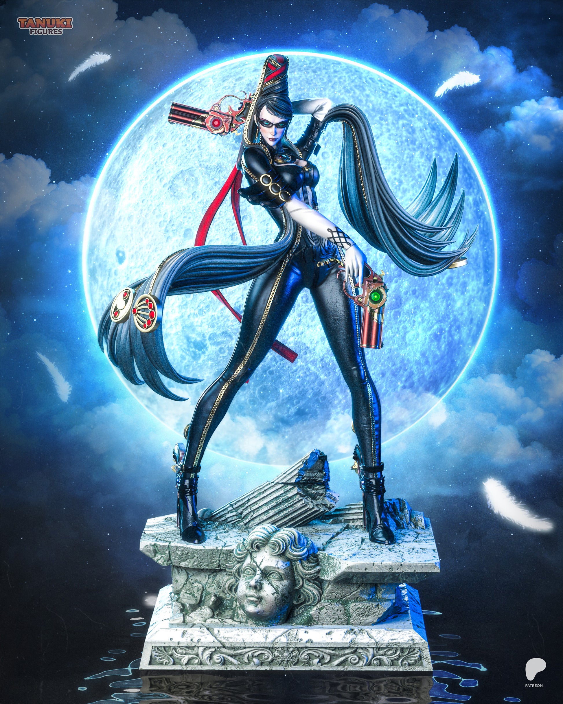 Bayonetta by TanukiFigures | High Quality Resin Print | Painted Commissions available! - Sephiknot