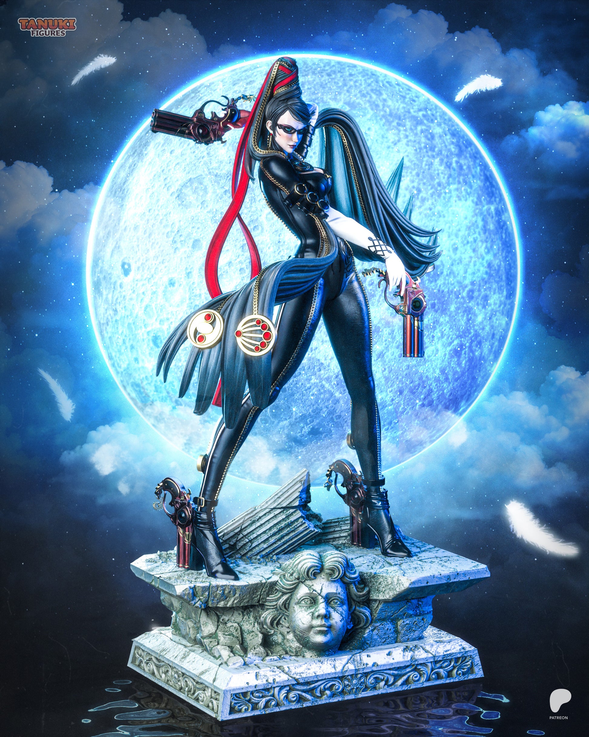 Bayonetta by TanukiFigures | High Quality Resin Print | Painted Commissions available! - Sephiknot