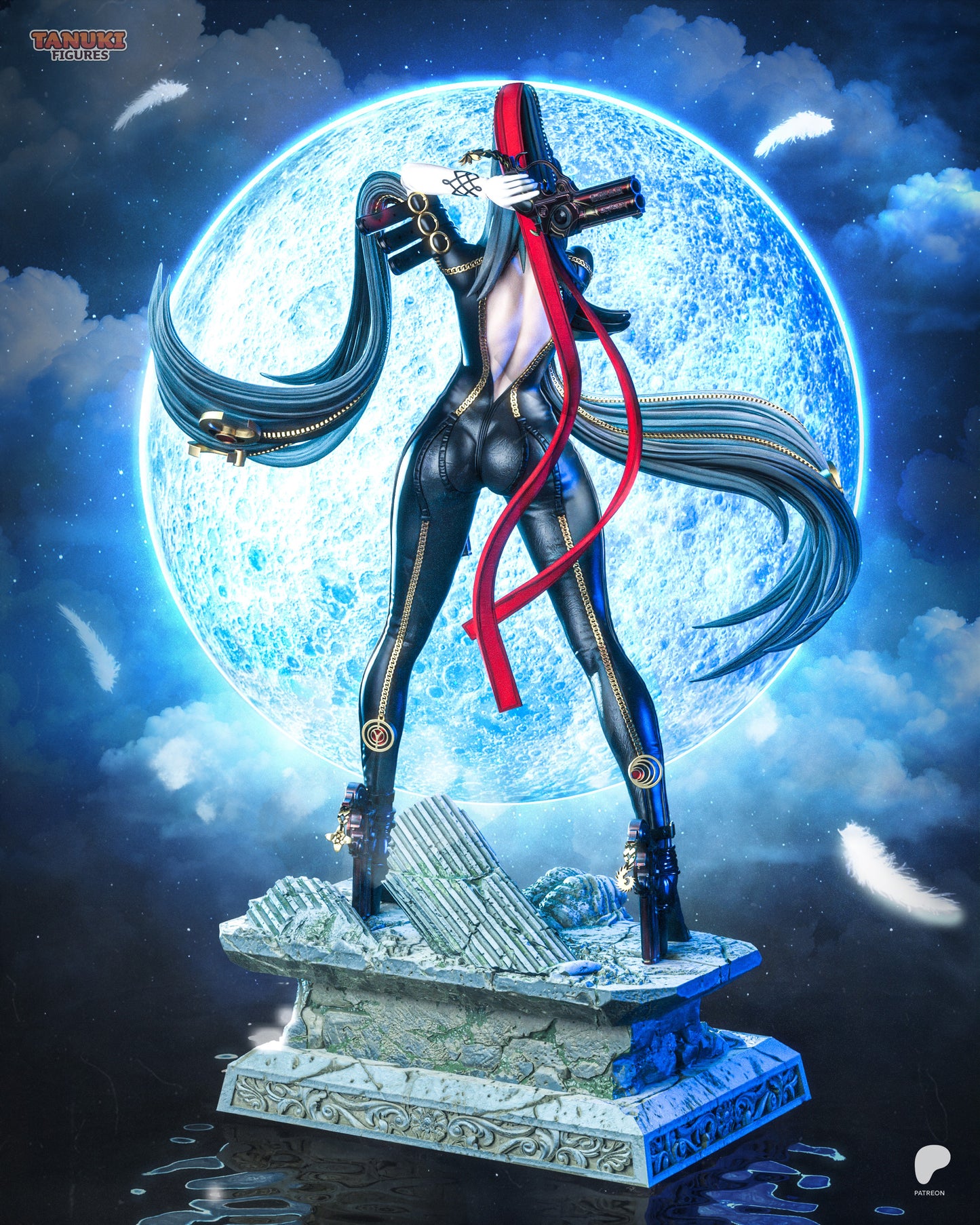 Bayonetta Fan-Made Model by Tanuki Figures
