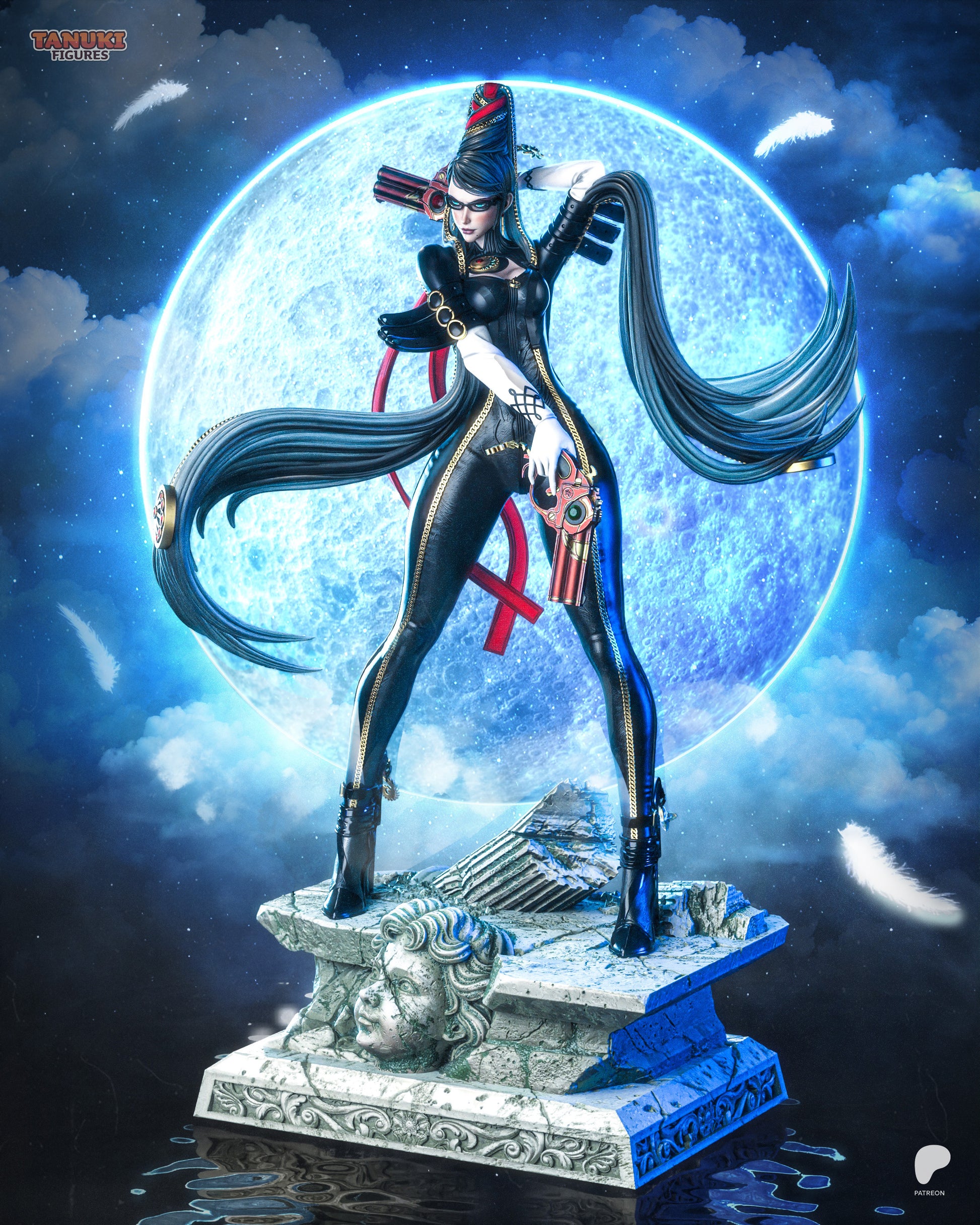 Bayonetta by TanukiFigures | High Quality Resin Print | Painted Commissions available! - Sephiknot