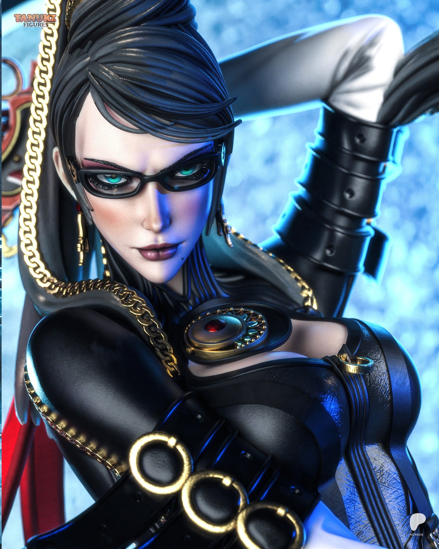 Bayonetta by TanukiFigures | High Quality Resin Print | Painted Commissions available! - Sephiknot