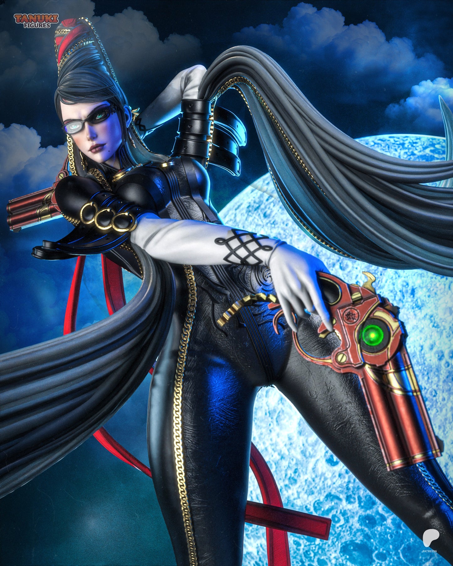 Bayonetta by TanukiFigures | High Quality Resin Print | Painted Commissions available! - Sephiknot