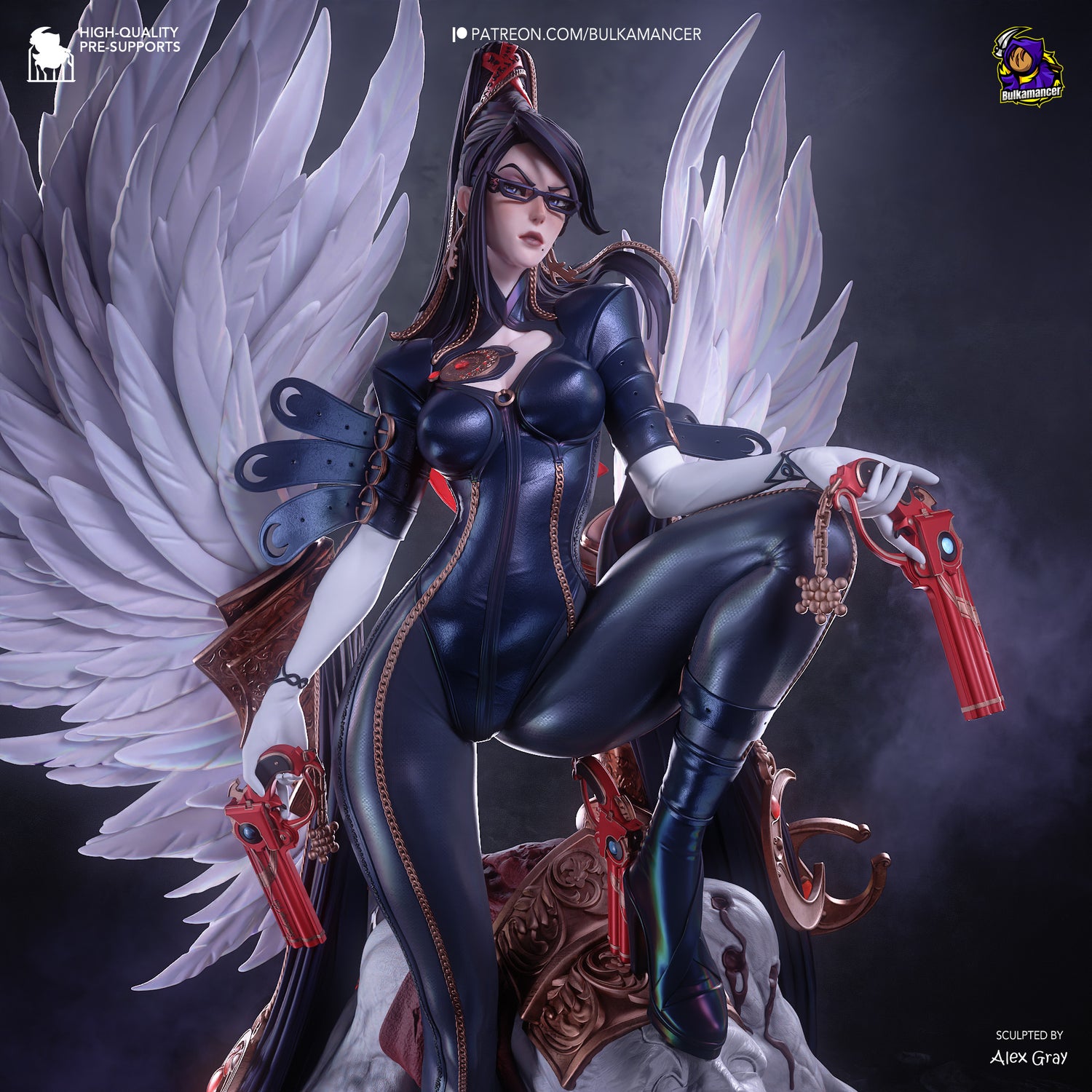 Bayonetta by Bulkamancer | High Quality Resin Print | Painted Commissions available! - Sephiknot
