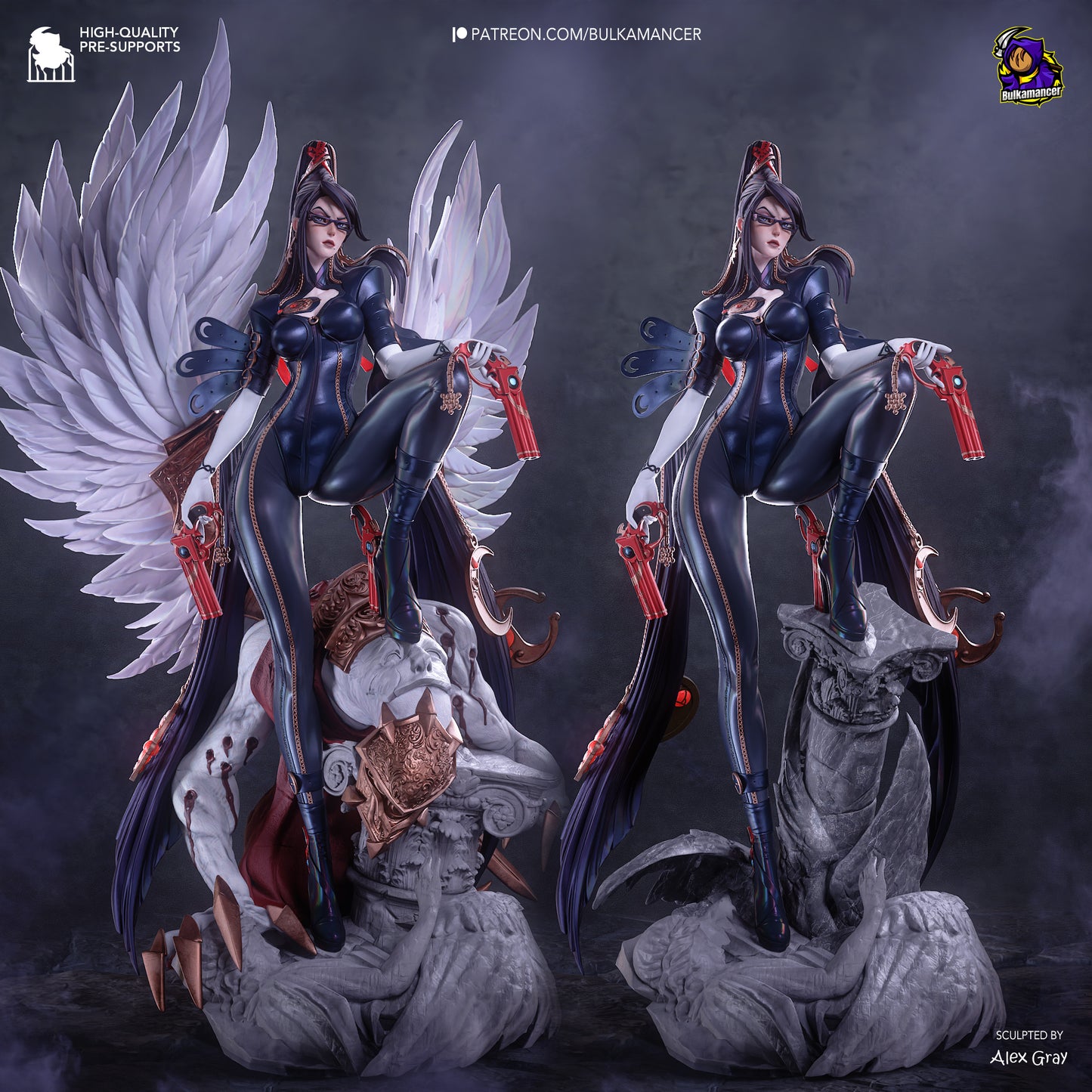 Bayonetta by Bulkamancer | High Quality Resin Print | Painted Commissions available! - Sephiknot