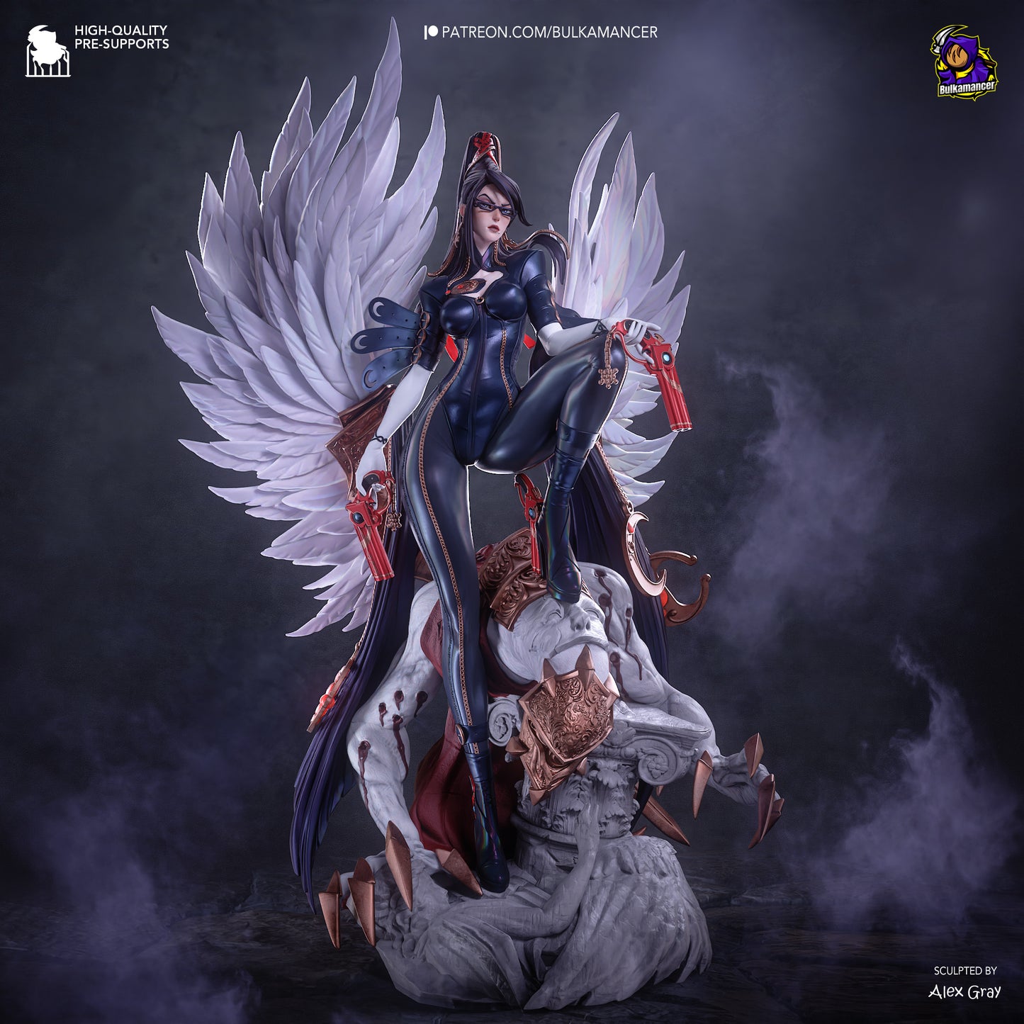 Bayonetta by Bulkamancer | High Quality Resin Print | Painted Commissions available! - Sephiknot