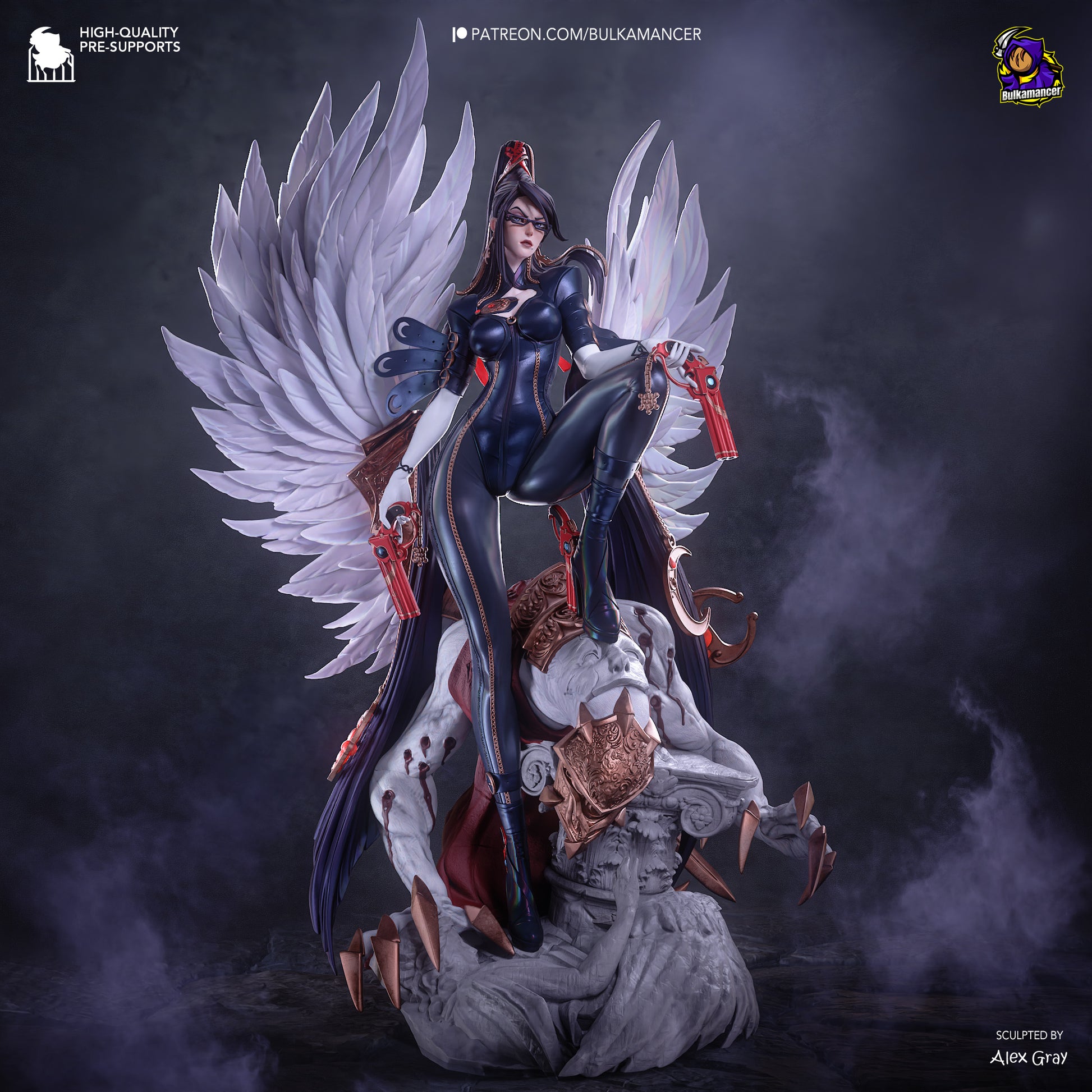 Bayonetta by Bulkamancer | High Quality Resin Print | Painted Commissions available! - Sephiknot