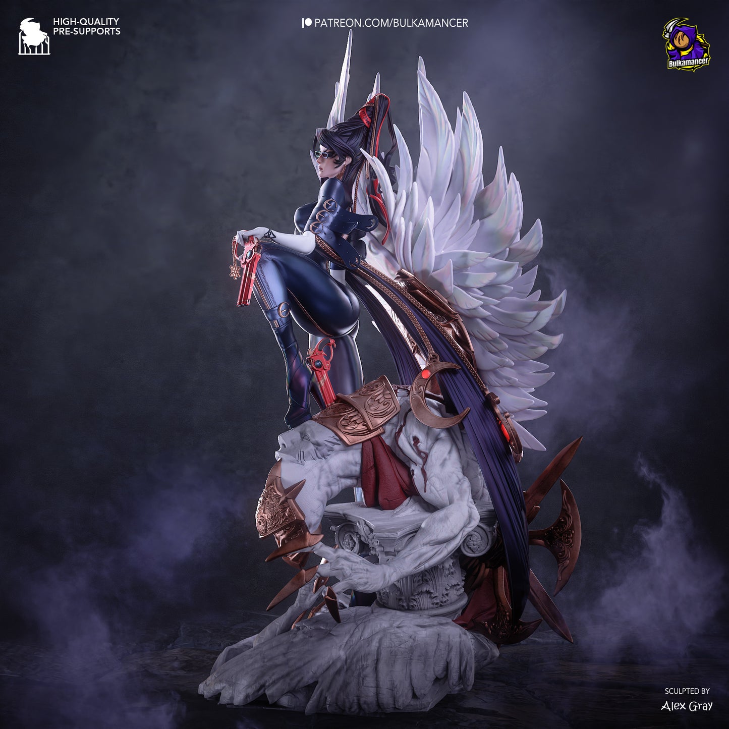 Bayonetta by Bulkamancer | High Quality Resin Print | Painted Commissions available! - Sephiknot