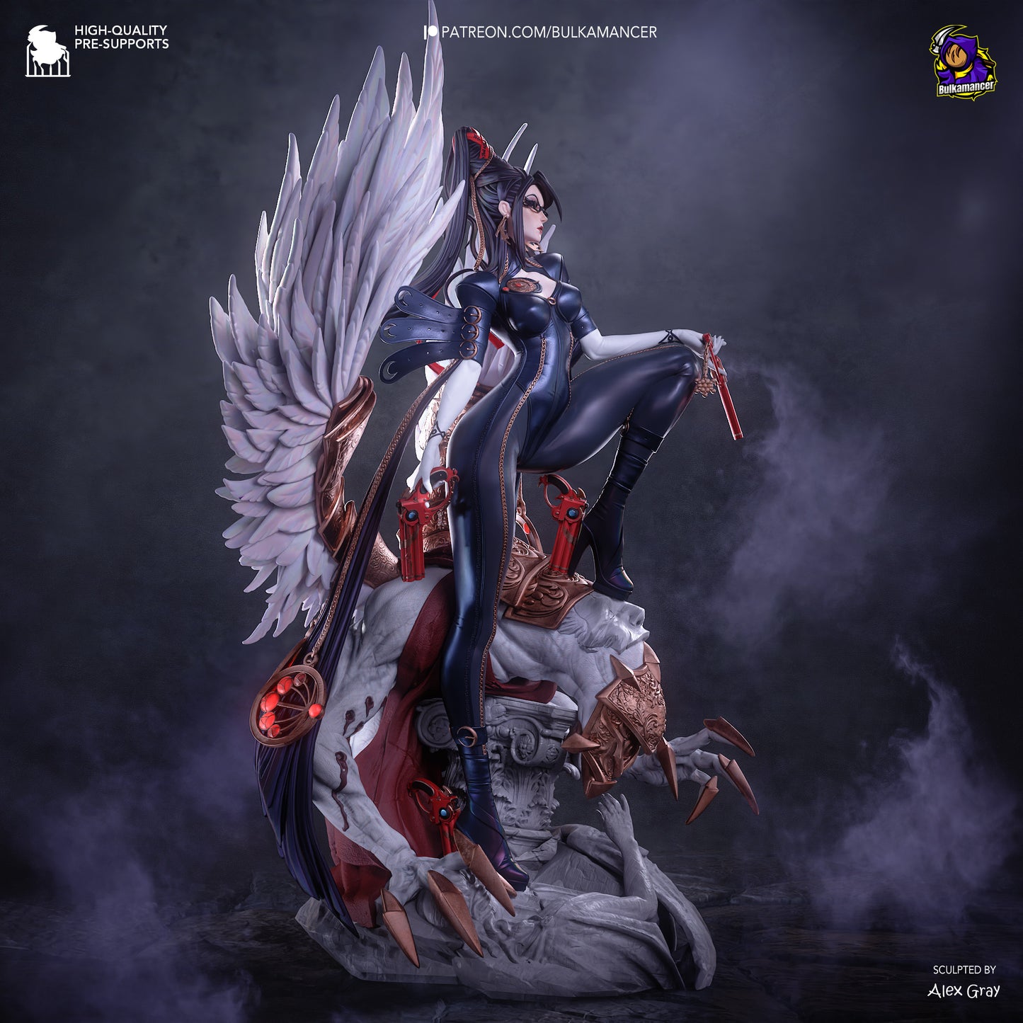 Bayonetta by Bulkamancer | High Quality Resin Print | Painted Commissions available! - Sephiknot