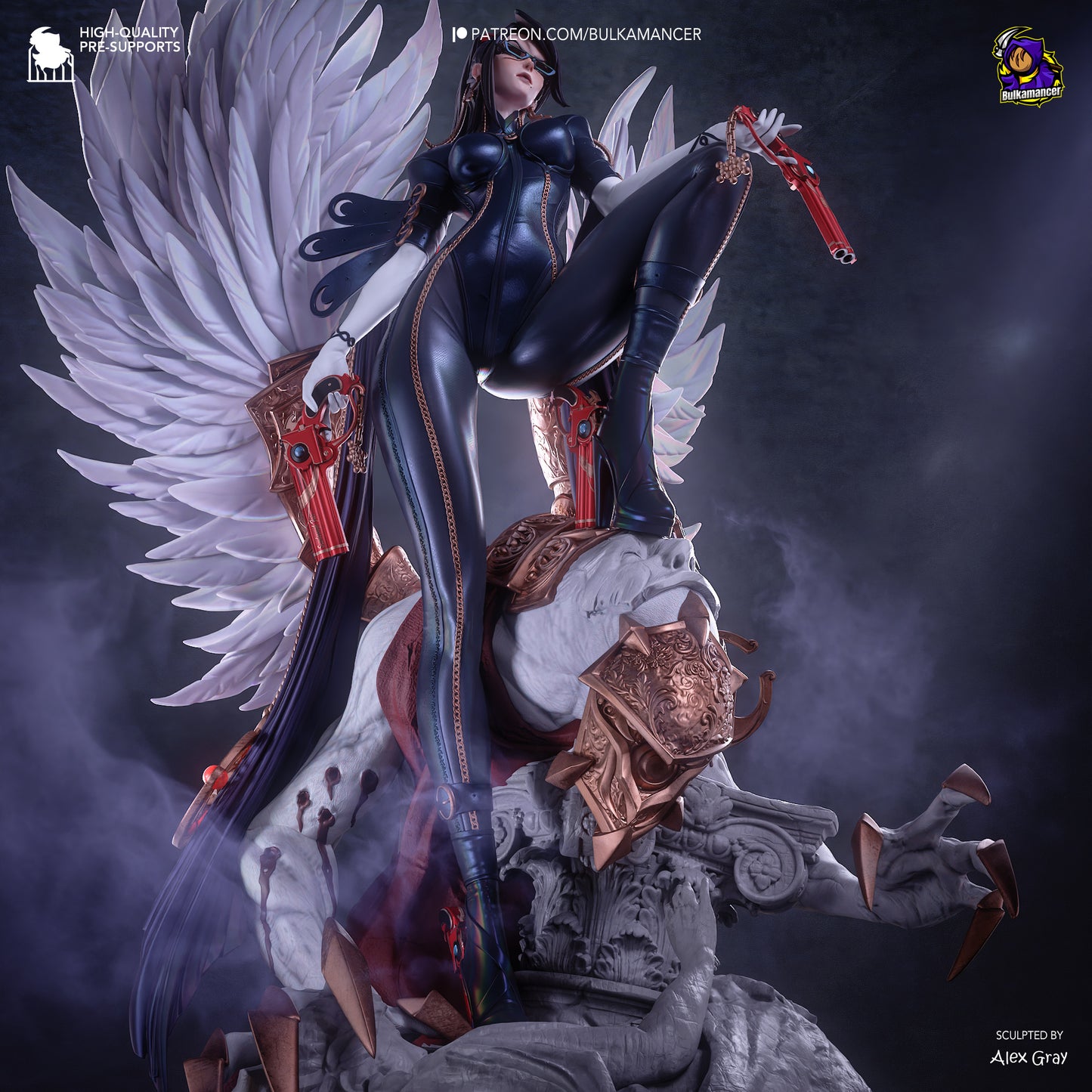 Bayonetta by Bulkamancer | High Quality Resin Print | Painted Commissions available! - Sephiknot