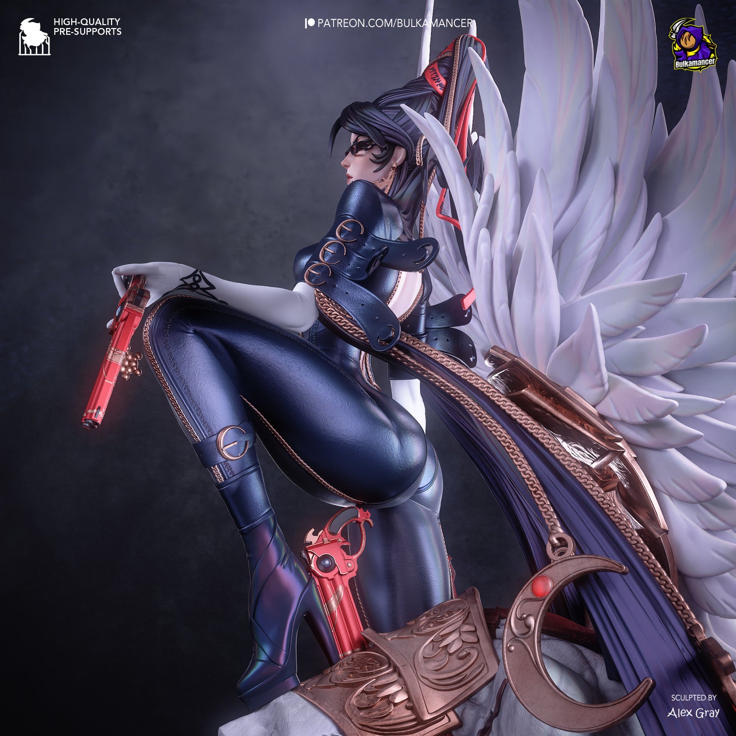 Bayonetta by Bulkamancer | High Quality Resin Print | Painted Commissions available! - Sephiknot