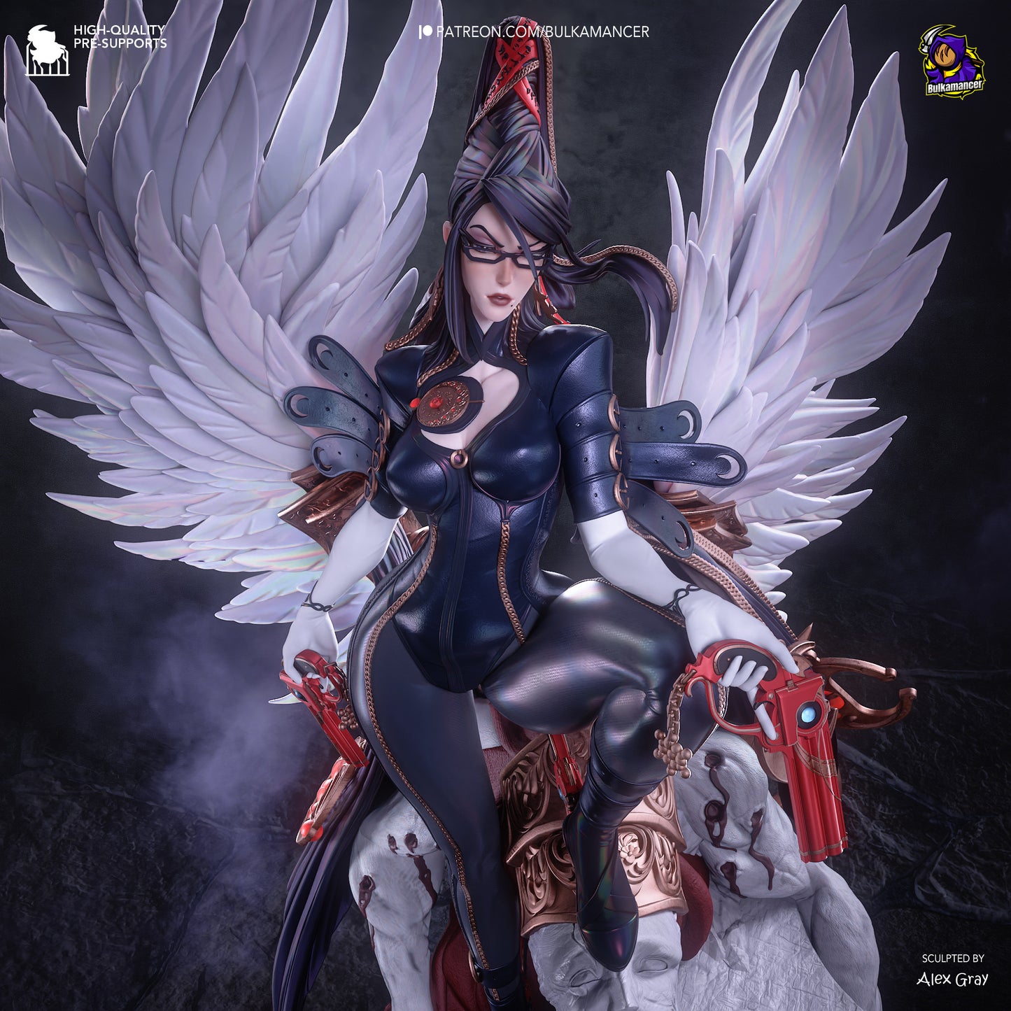 Bayonetta by Bulkamancer | High Quality Resin Print | Painted Commissions available! - Sephiknot
