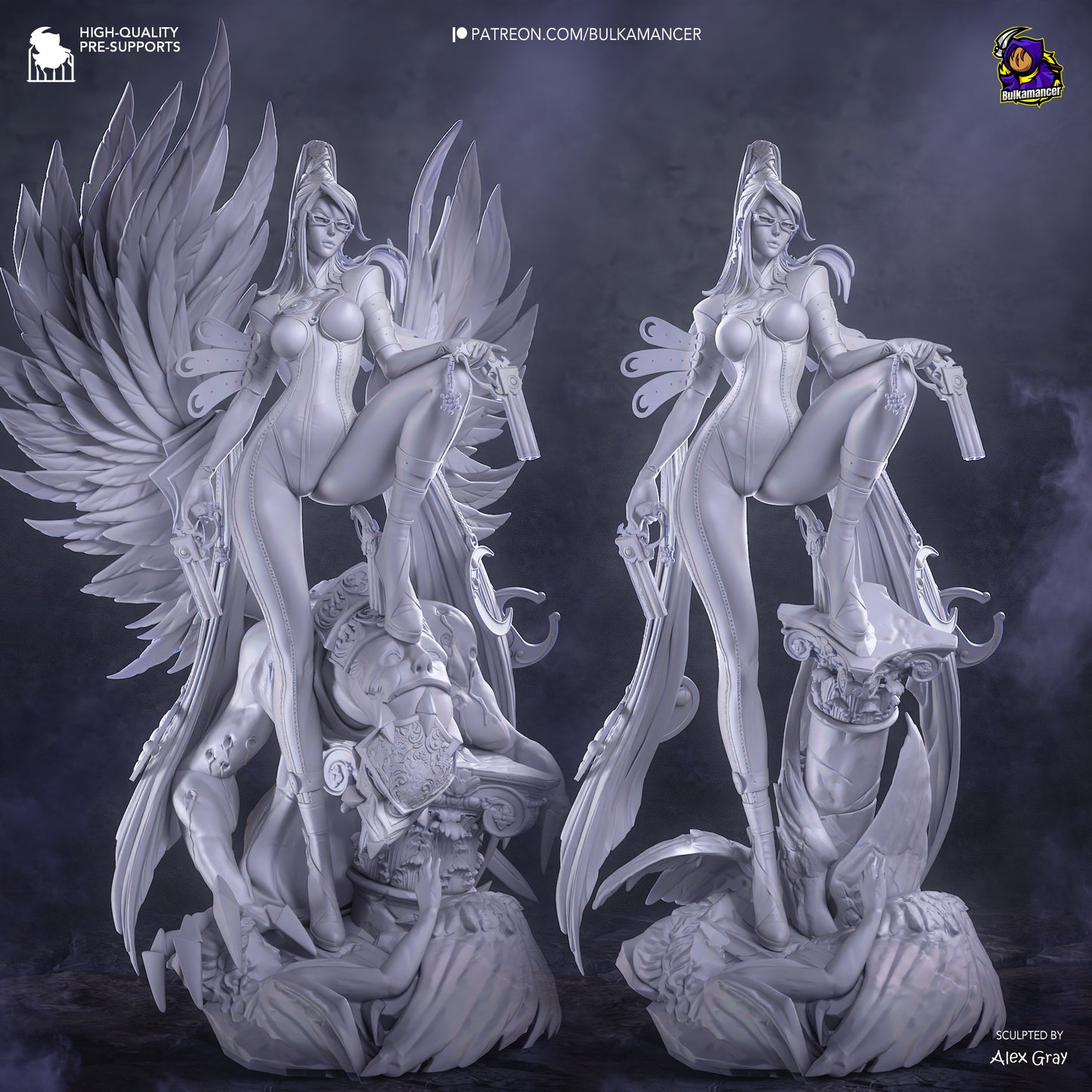 Bayonetta by Bulkamancer | High Quality Resin Print | Painted Commissions available! - Sephiknot