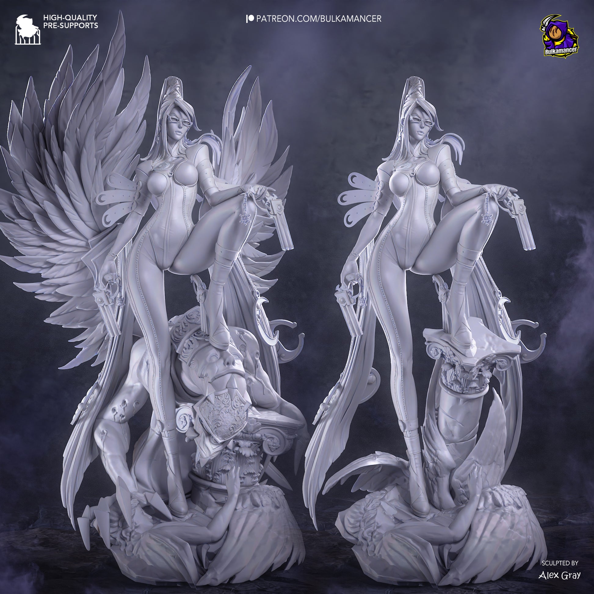 Bayonetta by Bulkamancer | High Quality Resin Print | Painted Commissions available! - Sephiknot