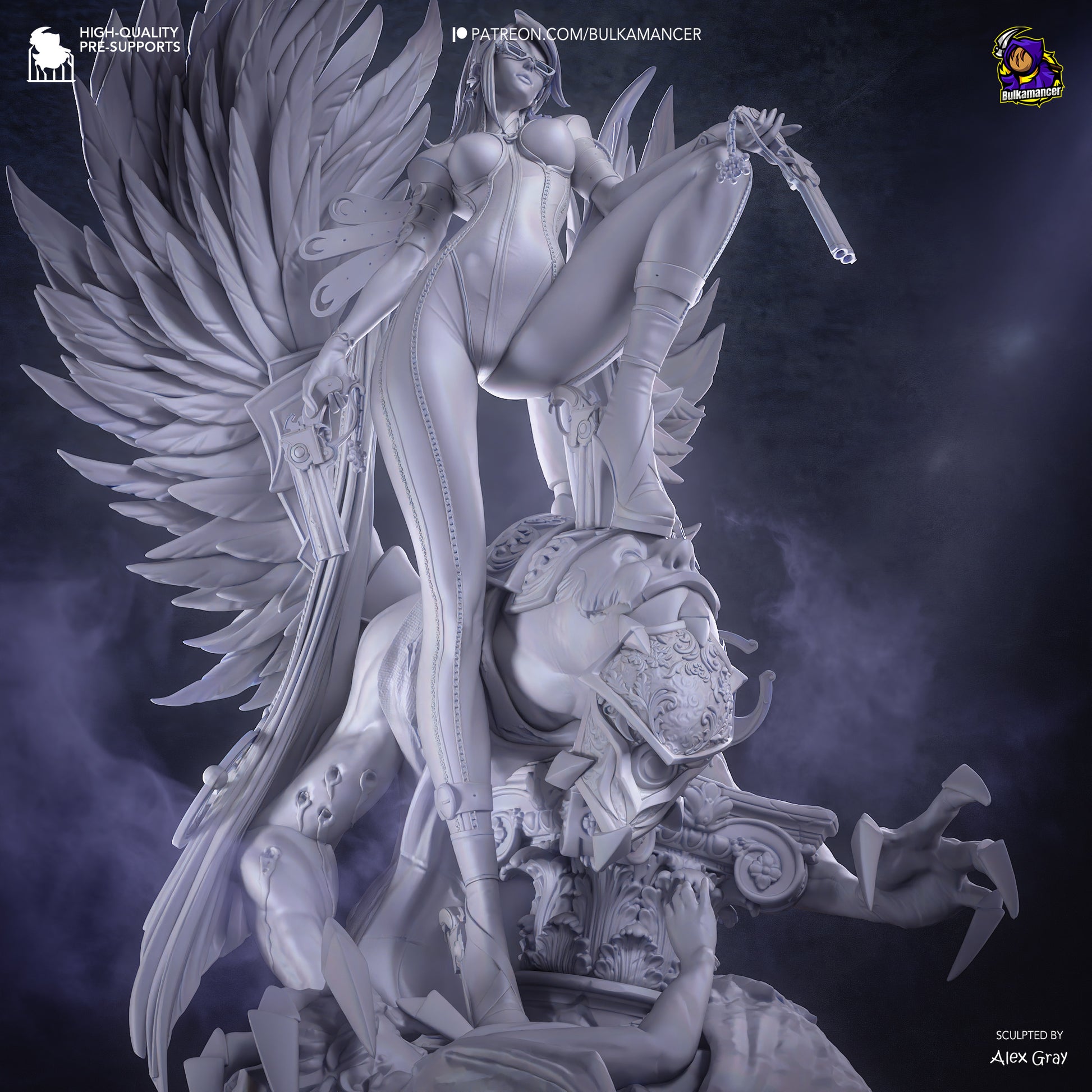 Bayonetta by Bulkamancer | High Quality Resin Print | Painted Commissions available! - Sephiknot