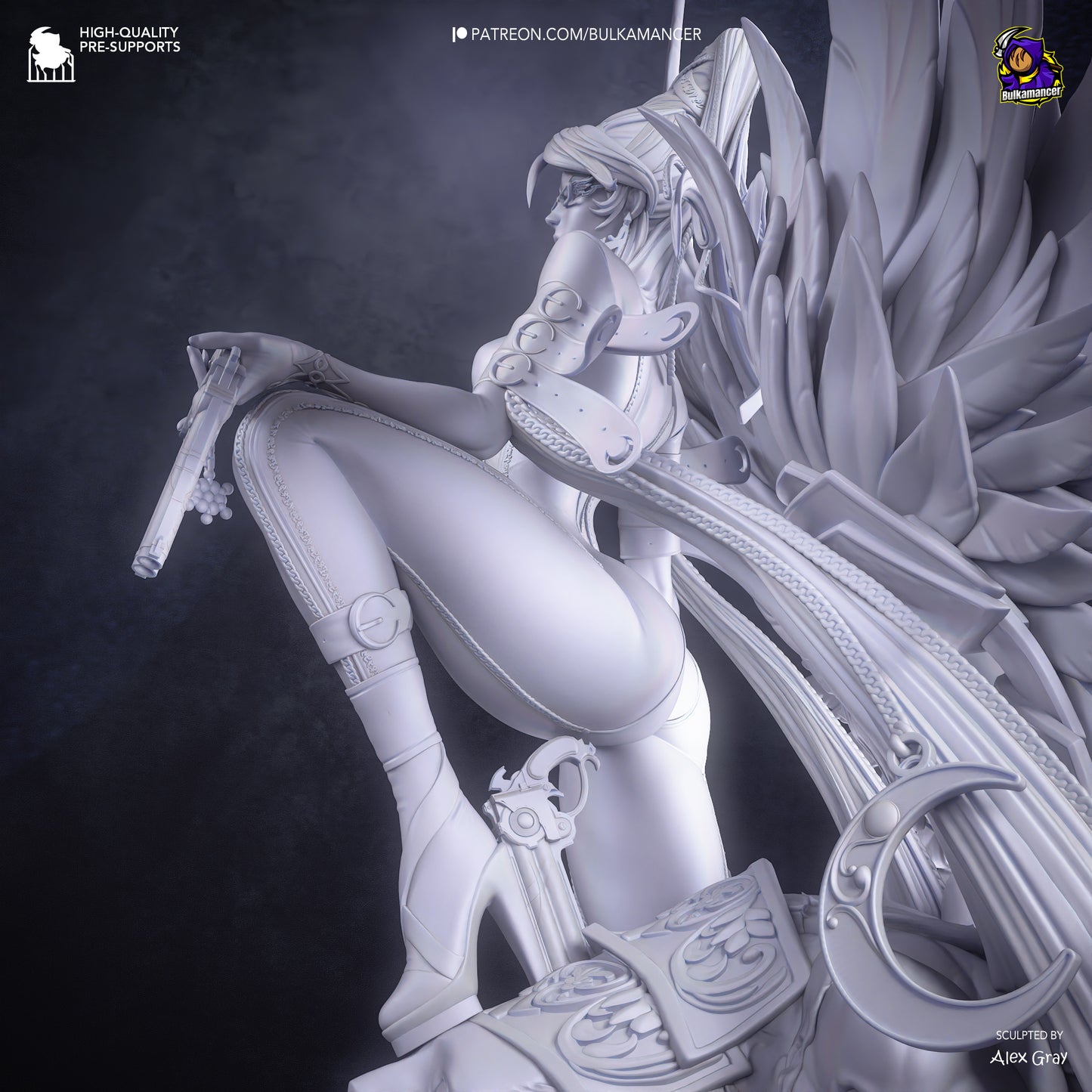 Bayonetta by Bulkamancer | High Quality Resin Print | Painted Commissions available! - Sephiknot