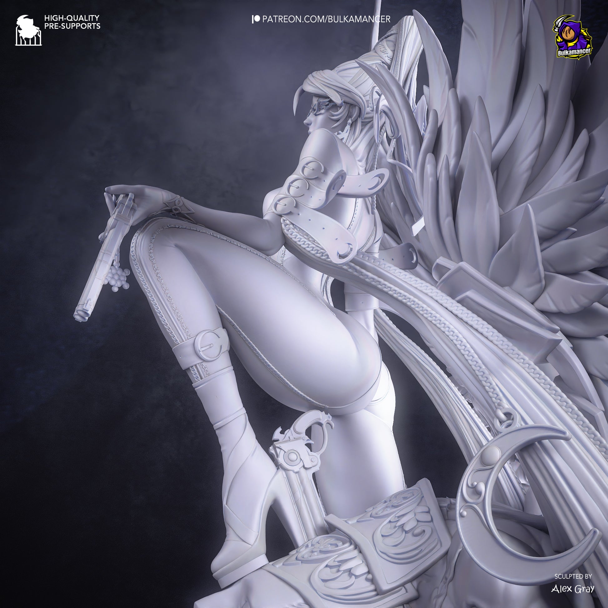 Bayonetta by Bulkamancer | High Quality Resin Print | Painted Commissions available! - Sephiknot