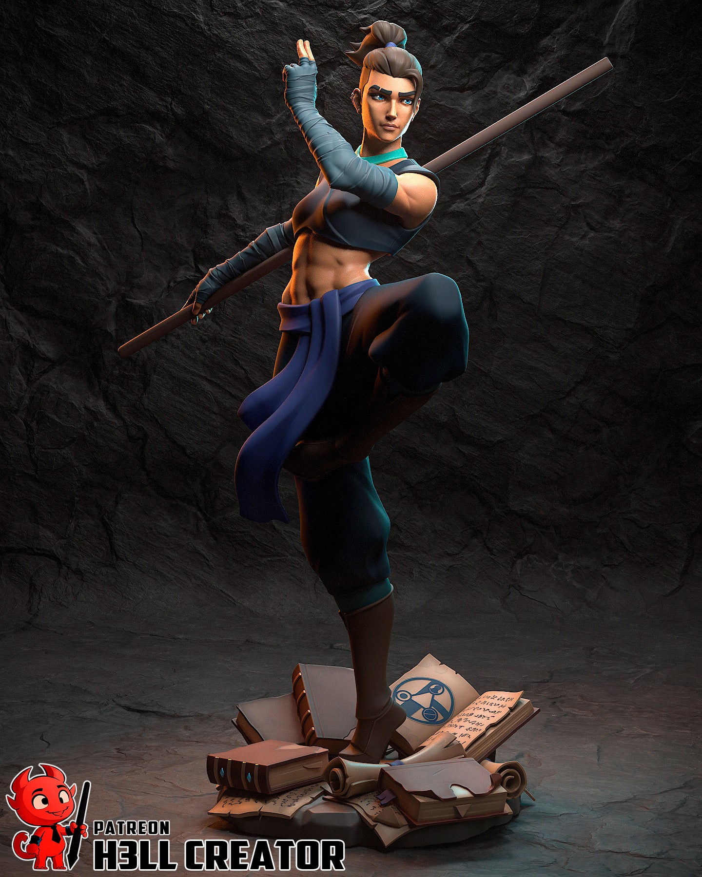 Beauregard from The Mighy Nein by h3ll creator | High Quality Resin Print | Painted Commissions available! - Sephiknot