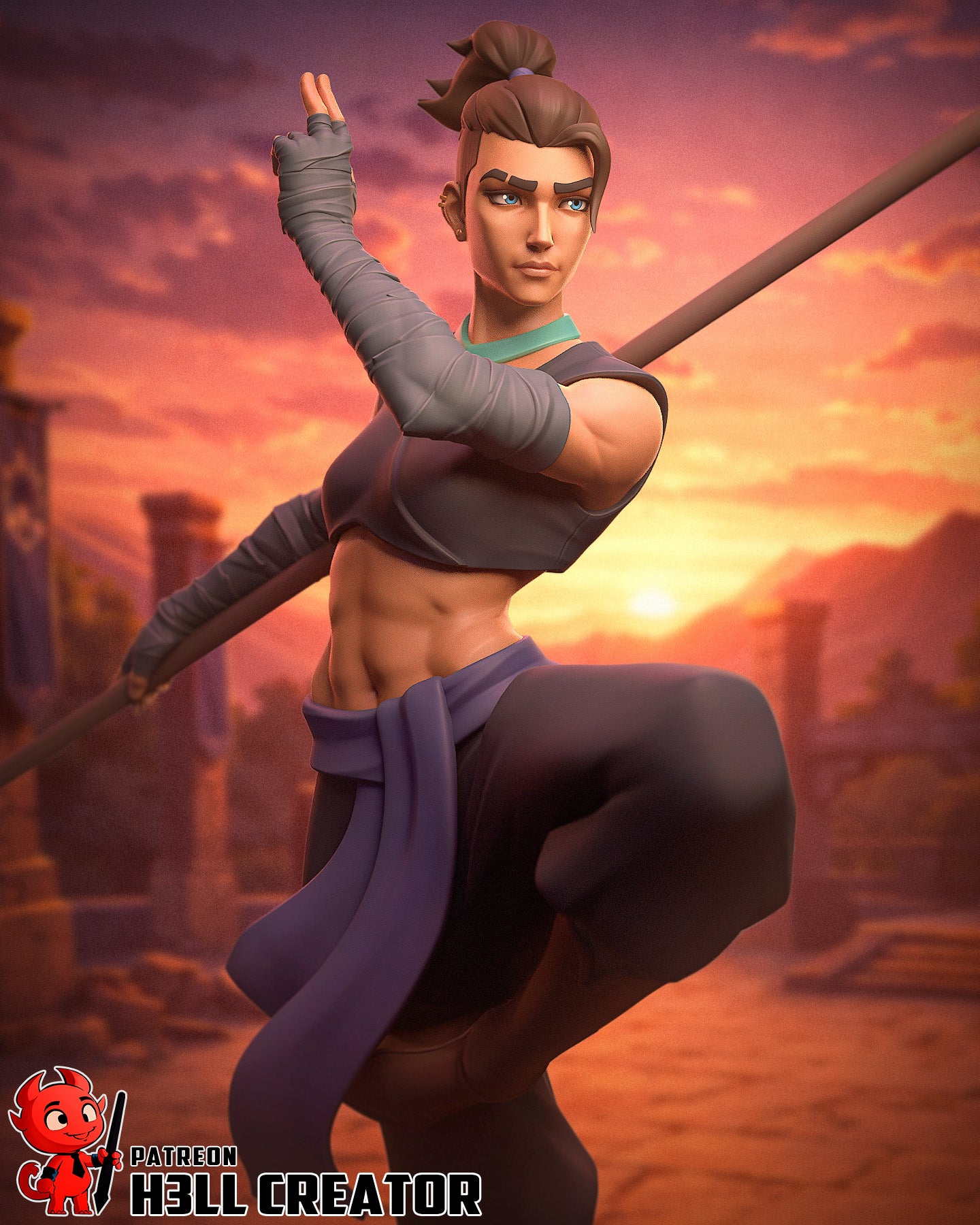 Beauregard from The Mighy Nein by h3ll creator | High Quality Resin Print | Painted Commissions available! - Sephiknot
