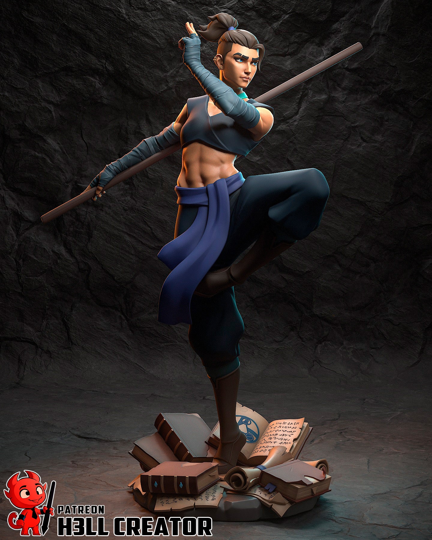 Beauregard from The Mighy Nein by h3ll creator | High Quality Resin Print | Painted Commissions available! - Sephiknot