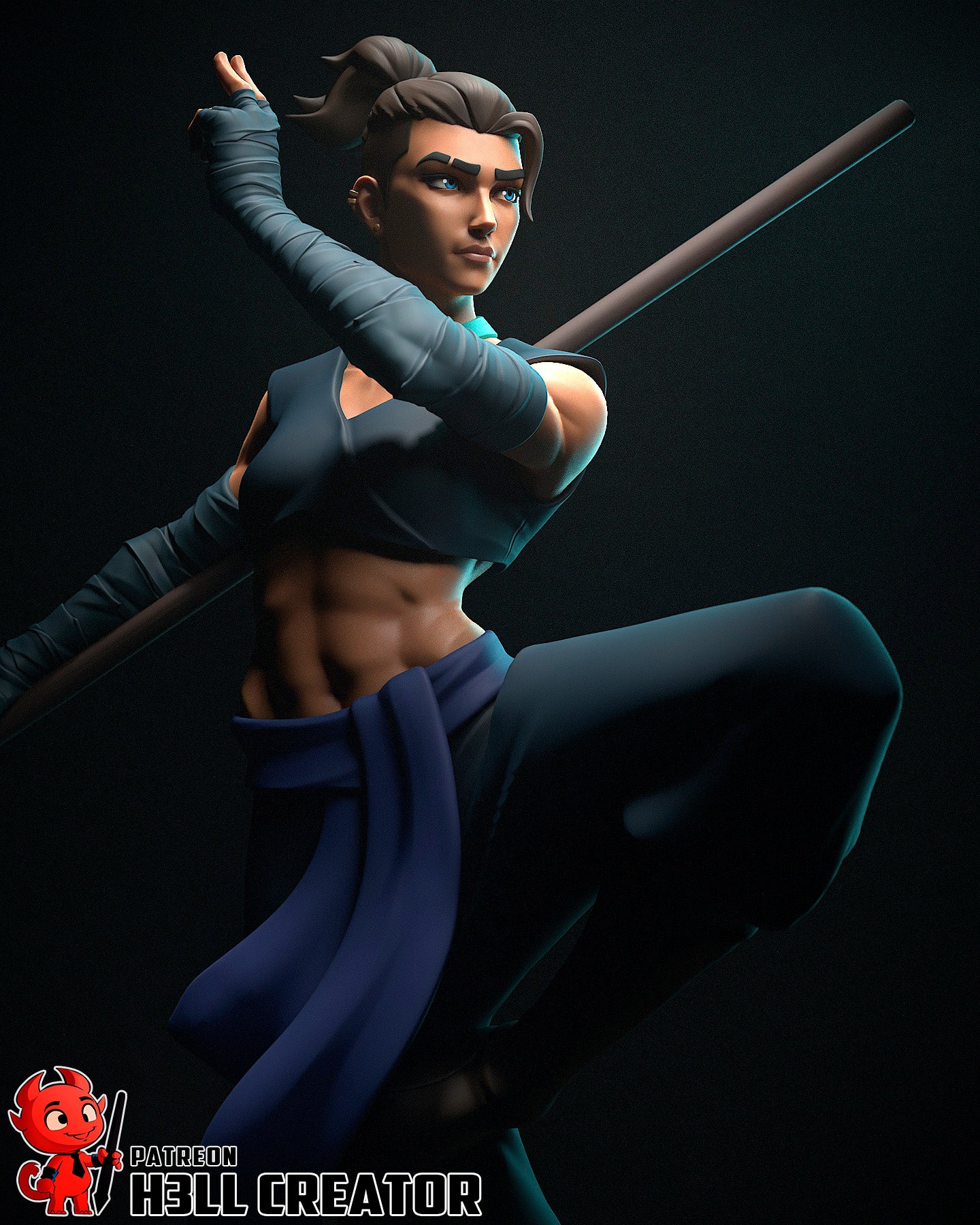 Beauregard from The Mighy Nein by h3ll creator | High Quality Resin Print | Painted Commissions available! - Sephiknot