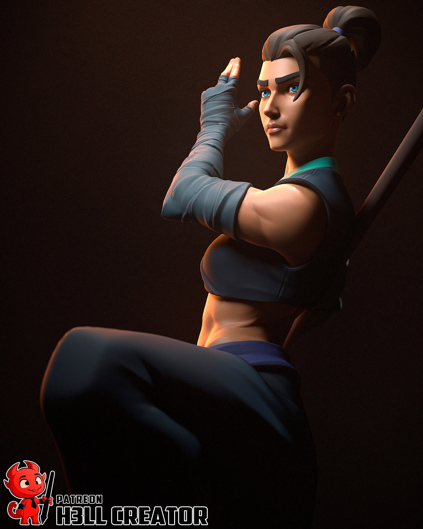 Beauregard from The Mighy Nein by h3ll creator | High Quality Resin Print | Painted Commissions available! - Sephiknot