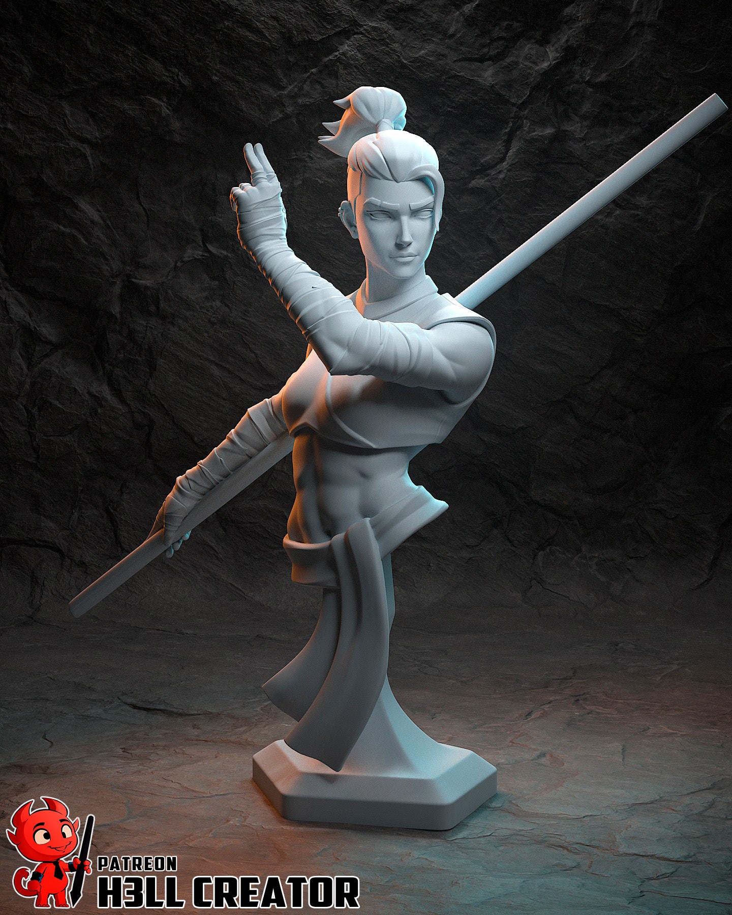Beauregard from The Mighy Nein by h3ll creator | High Quality Resin Print | Painted Commissions available! - Sephiknot