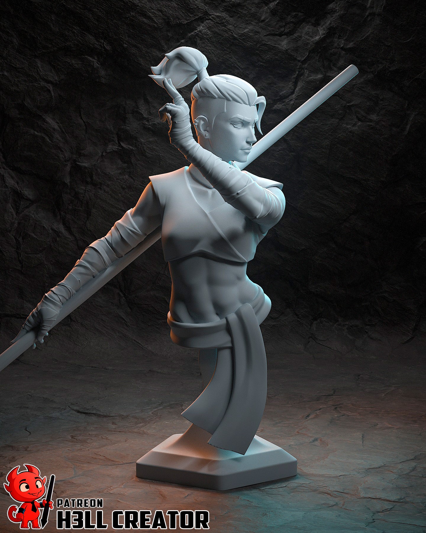 Beauregard from The Mighy Nein by h3ll creator | High Quality Resin Print | Painted Commissions available! - Sephiknot