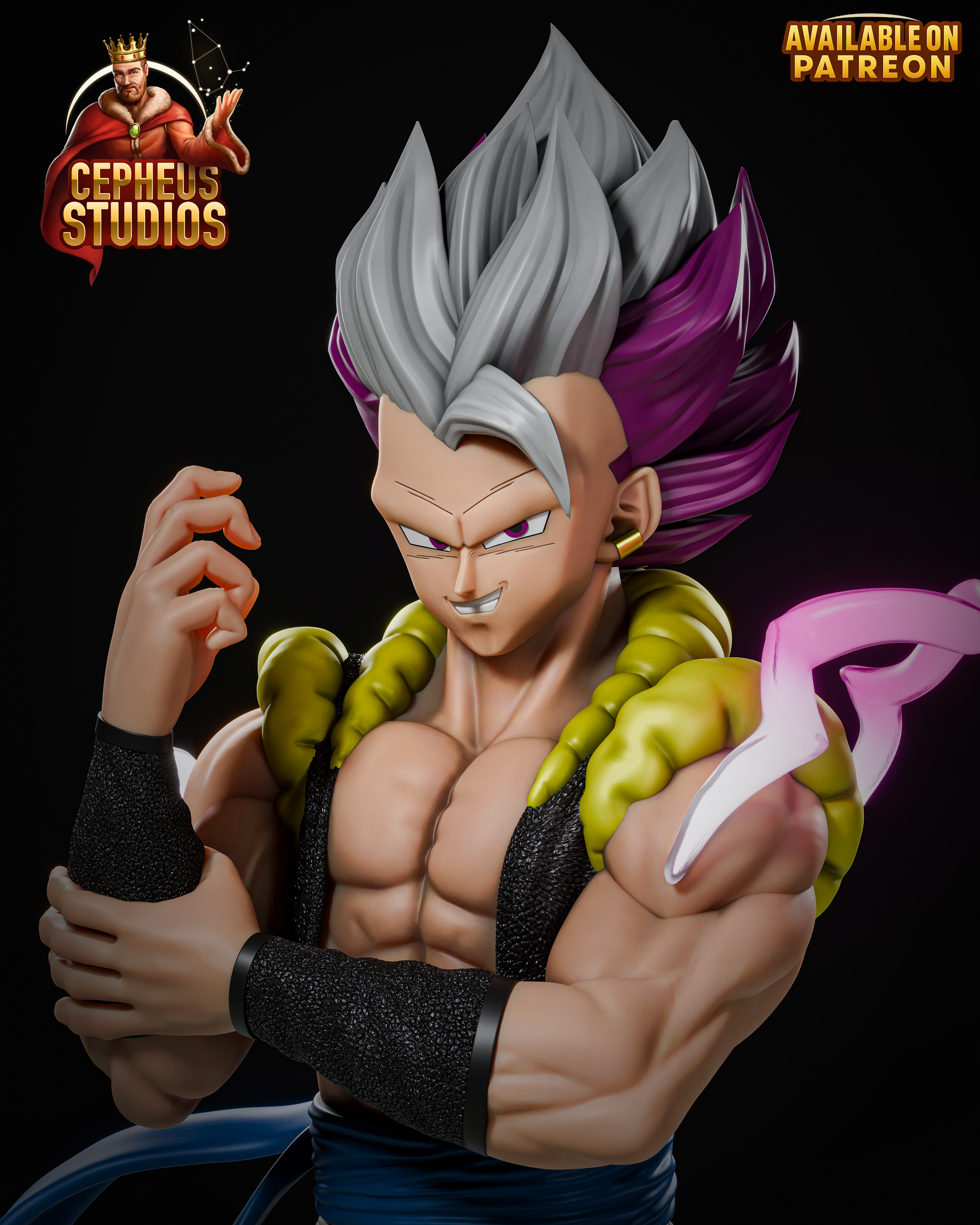 Gogeta Ultra Ego Fan-Made Model by Cepheus Studio - Sephiknot