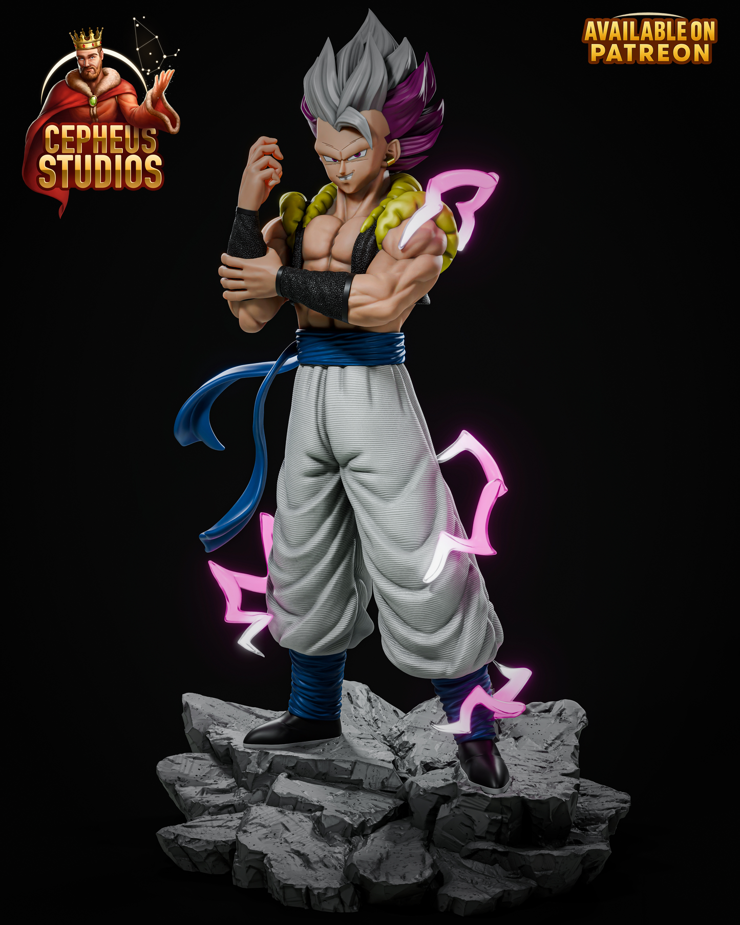 Gogeta Ultra Ego Fan-Made Model by Cepheus Studio - Sephiknot