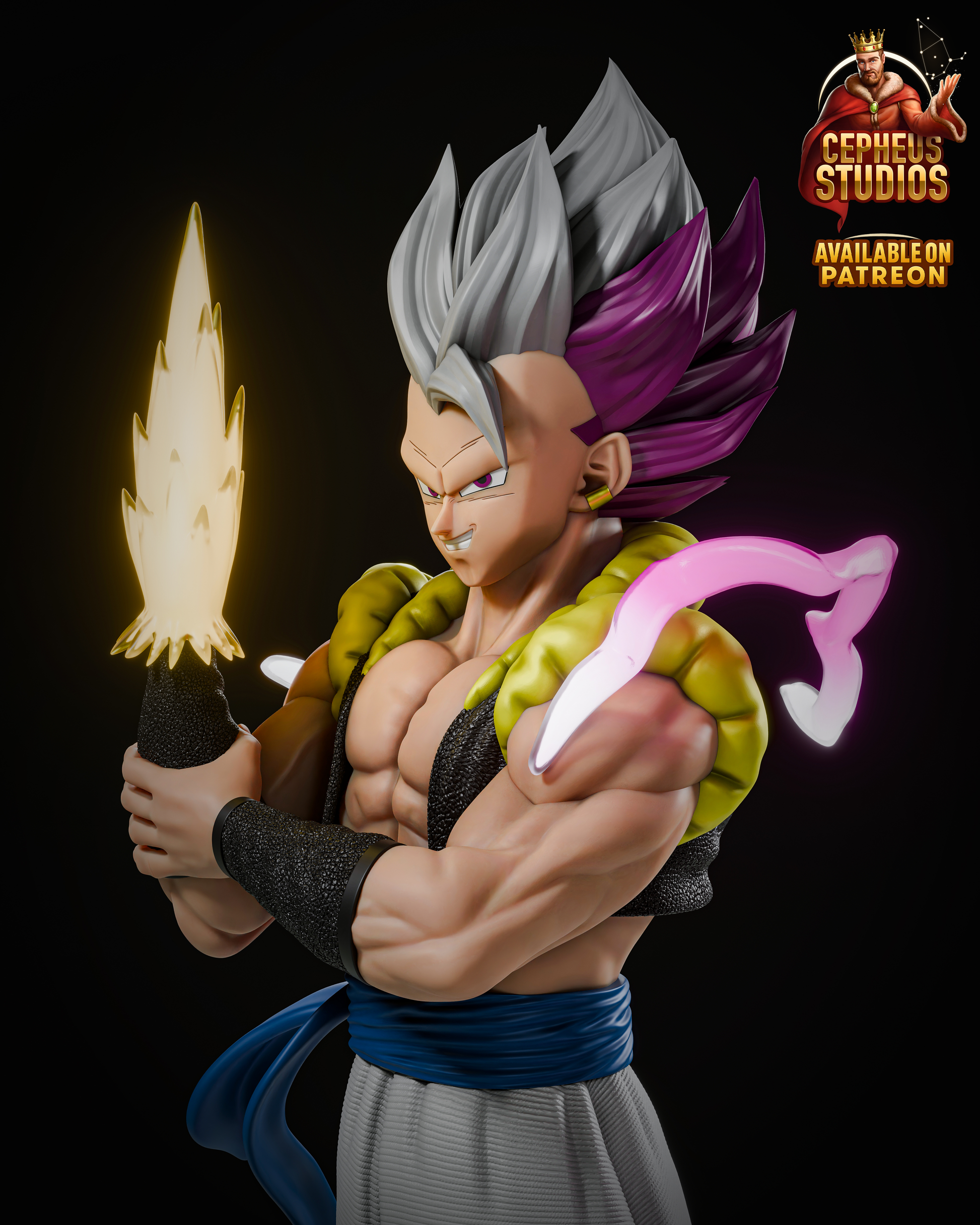 Gogeta Ultra Ego Fan-Made Model by Cepheus Studio - Sephiknot