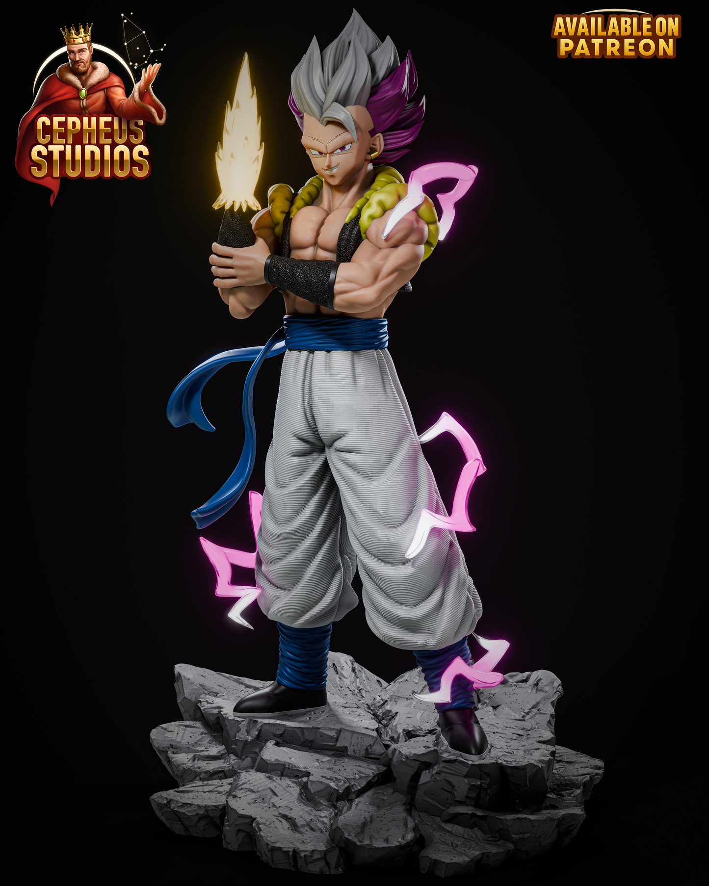 Gogeta Ultra Ego Fan-Made Model by Cepheus Studio - Sephiknot