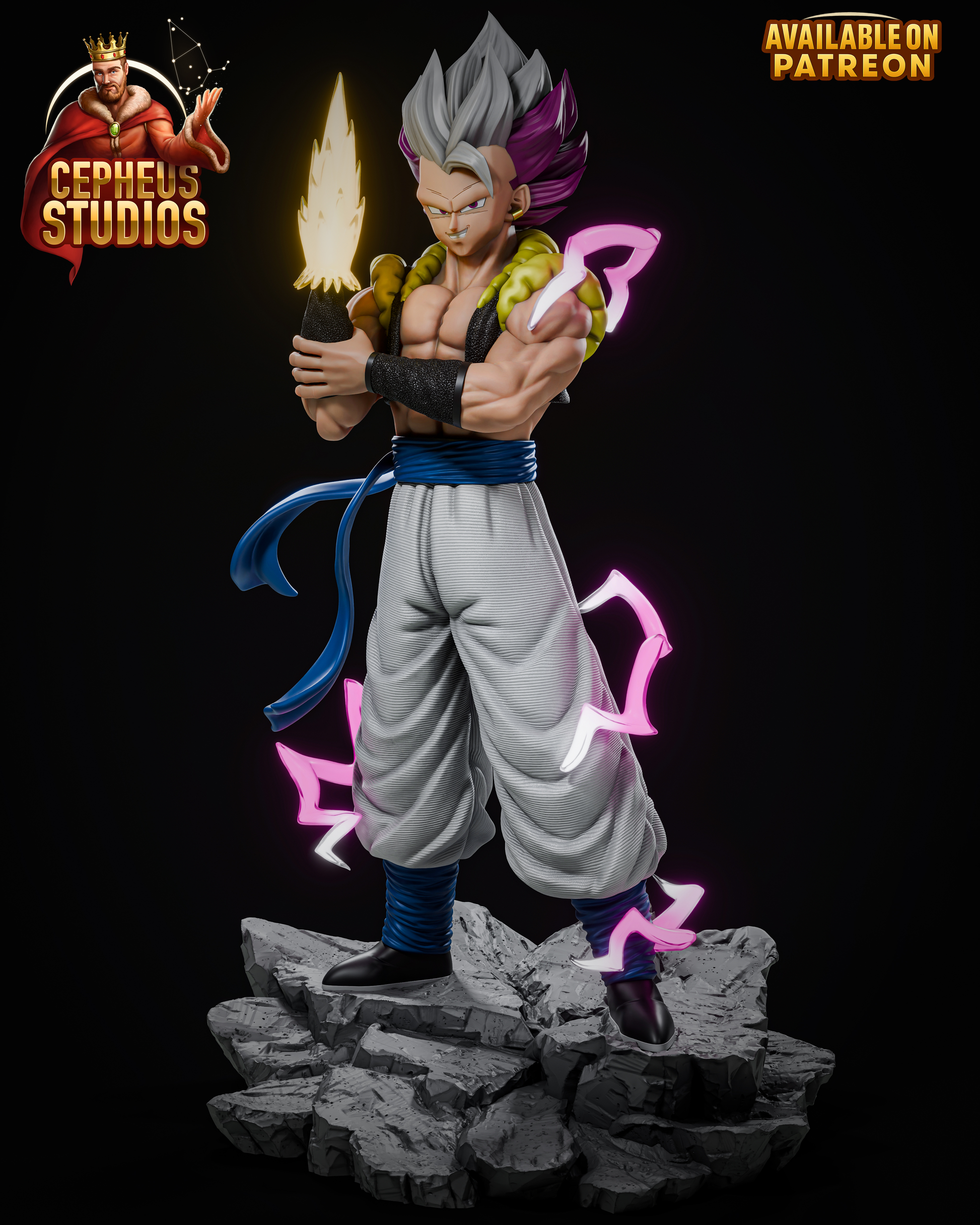 Gogeta Ultra Ego Fan-Made Model by Cepheus Studio - Sephiknot