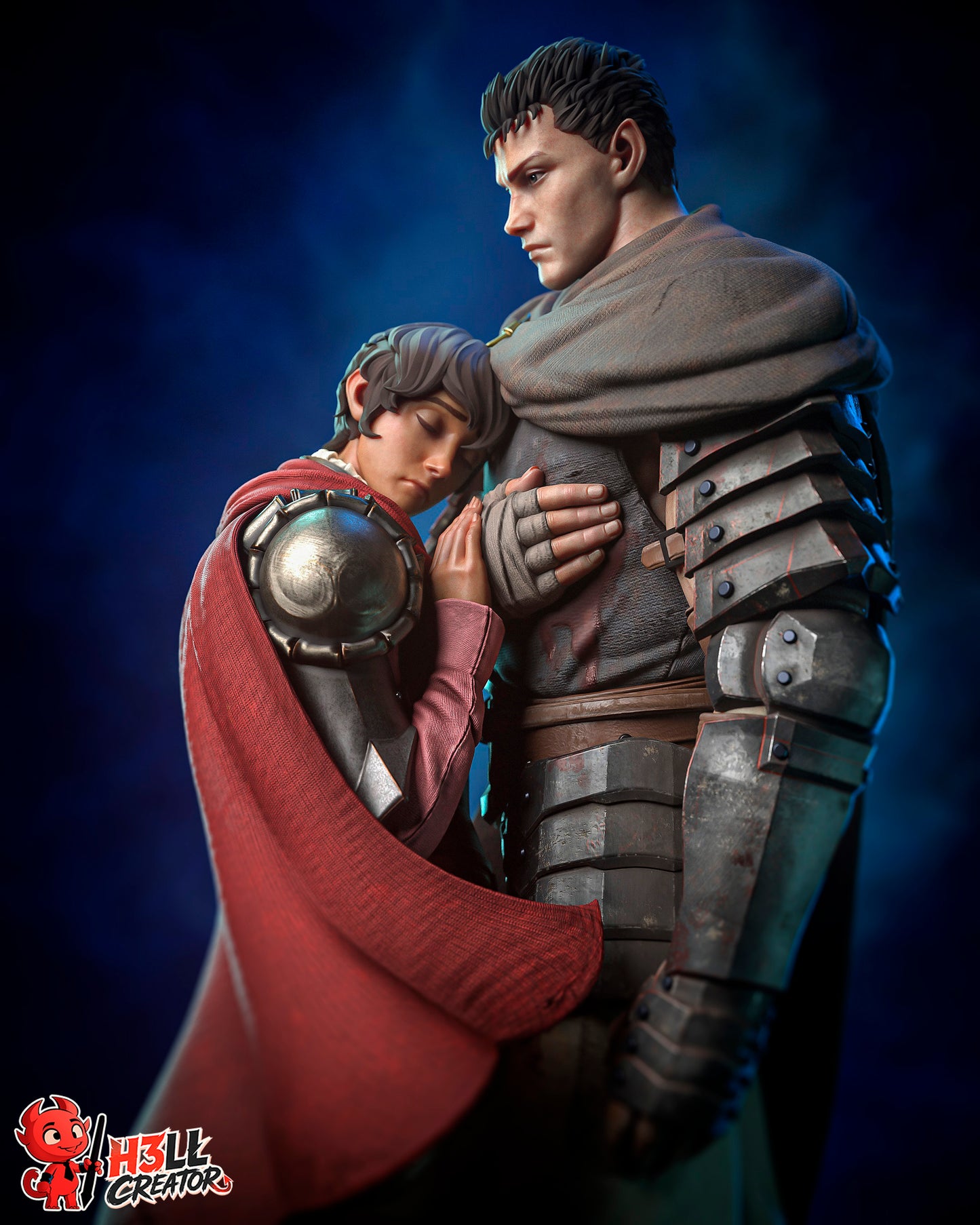 Guts and Casca by h3ll creator | High Quality Resin Print | Painted Commissions available!