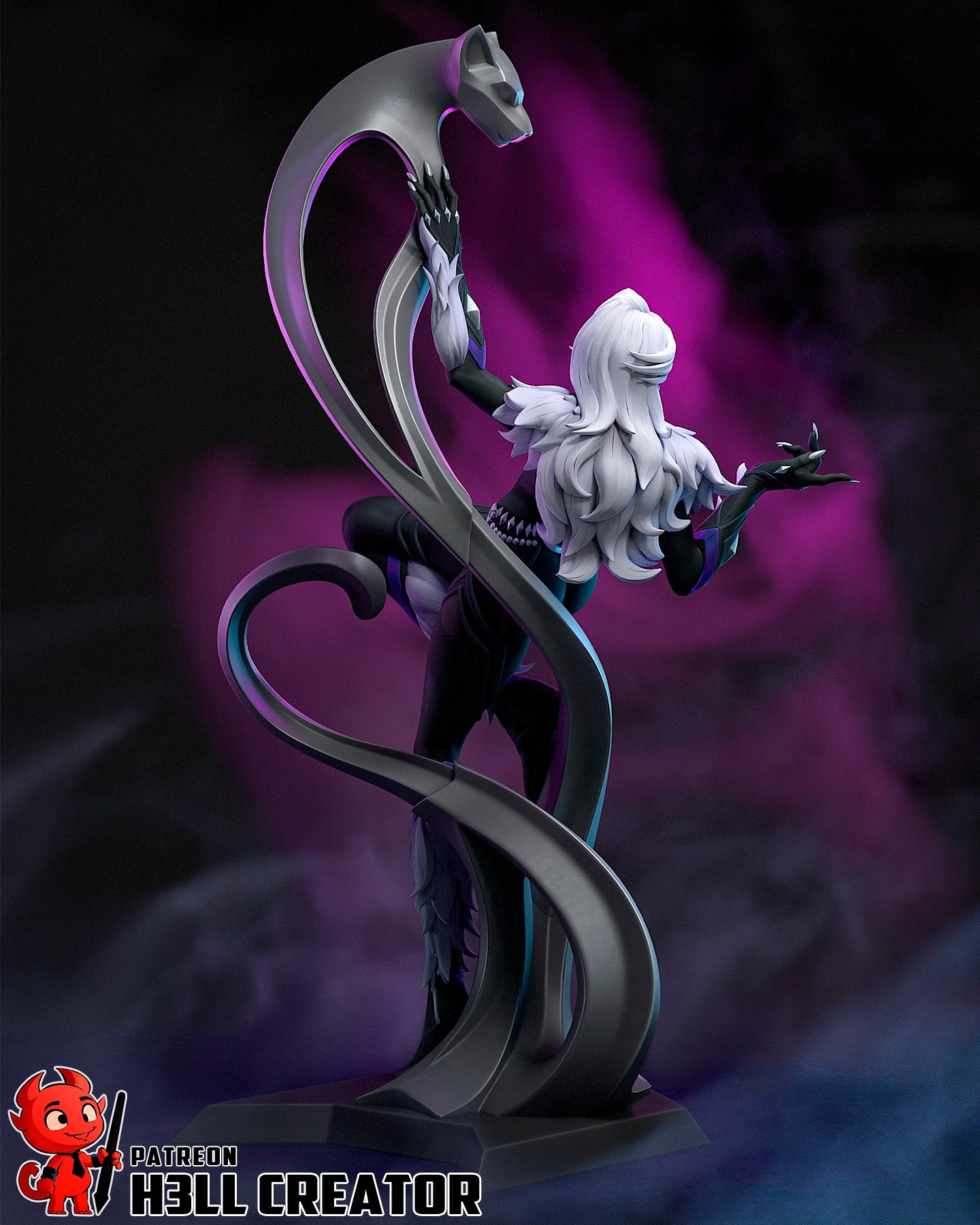 Black Cat from Marvel Rivals by h3ll creator | High Quality Resin Print | Painted Commissions available! - Sephiknot