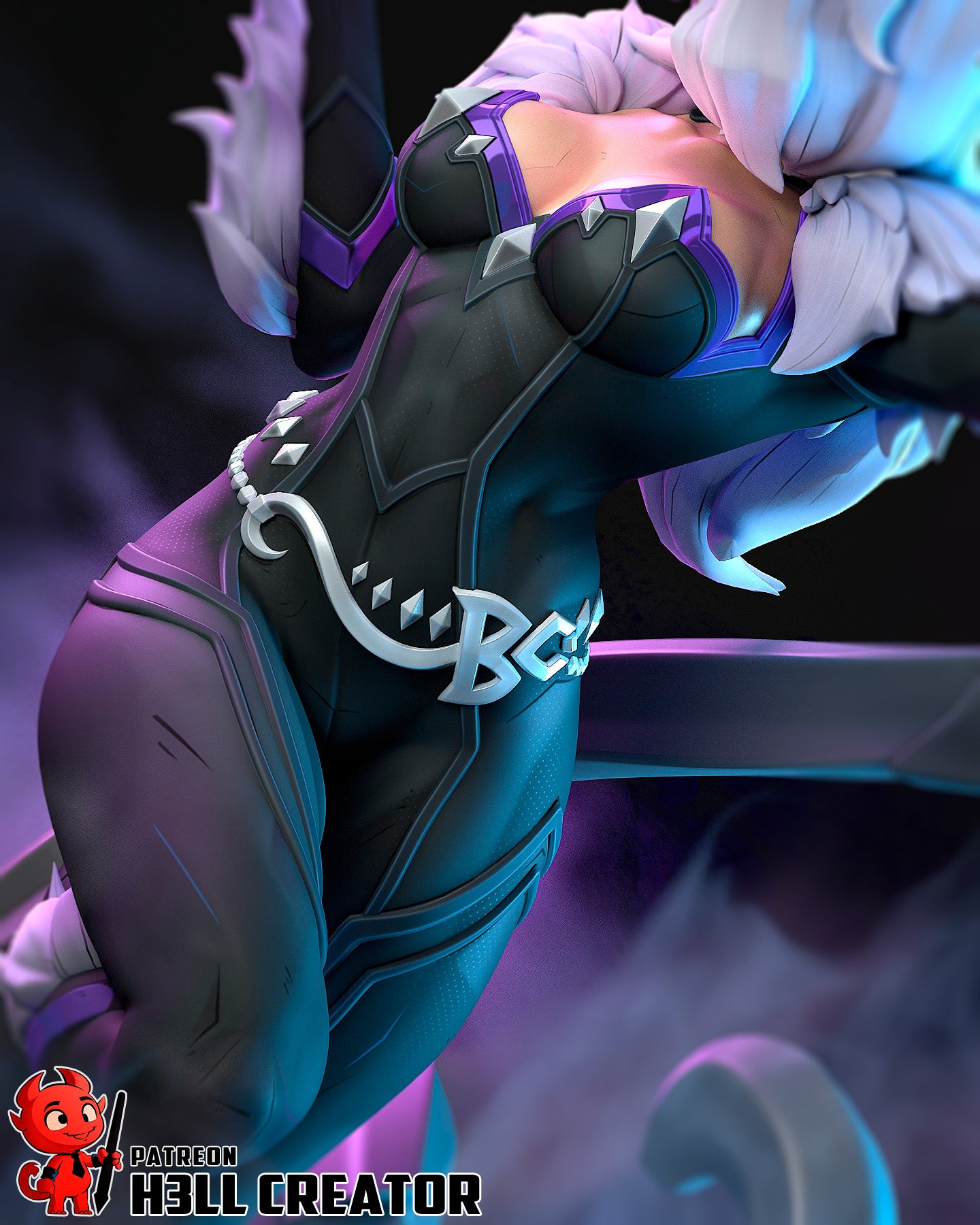 Black Cat from Marvel Rivals by h3ll creator | High Quality Resin Print | Painted Commissions available! - Sephiknot