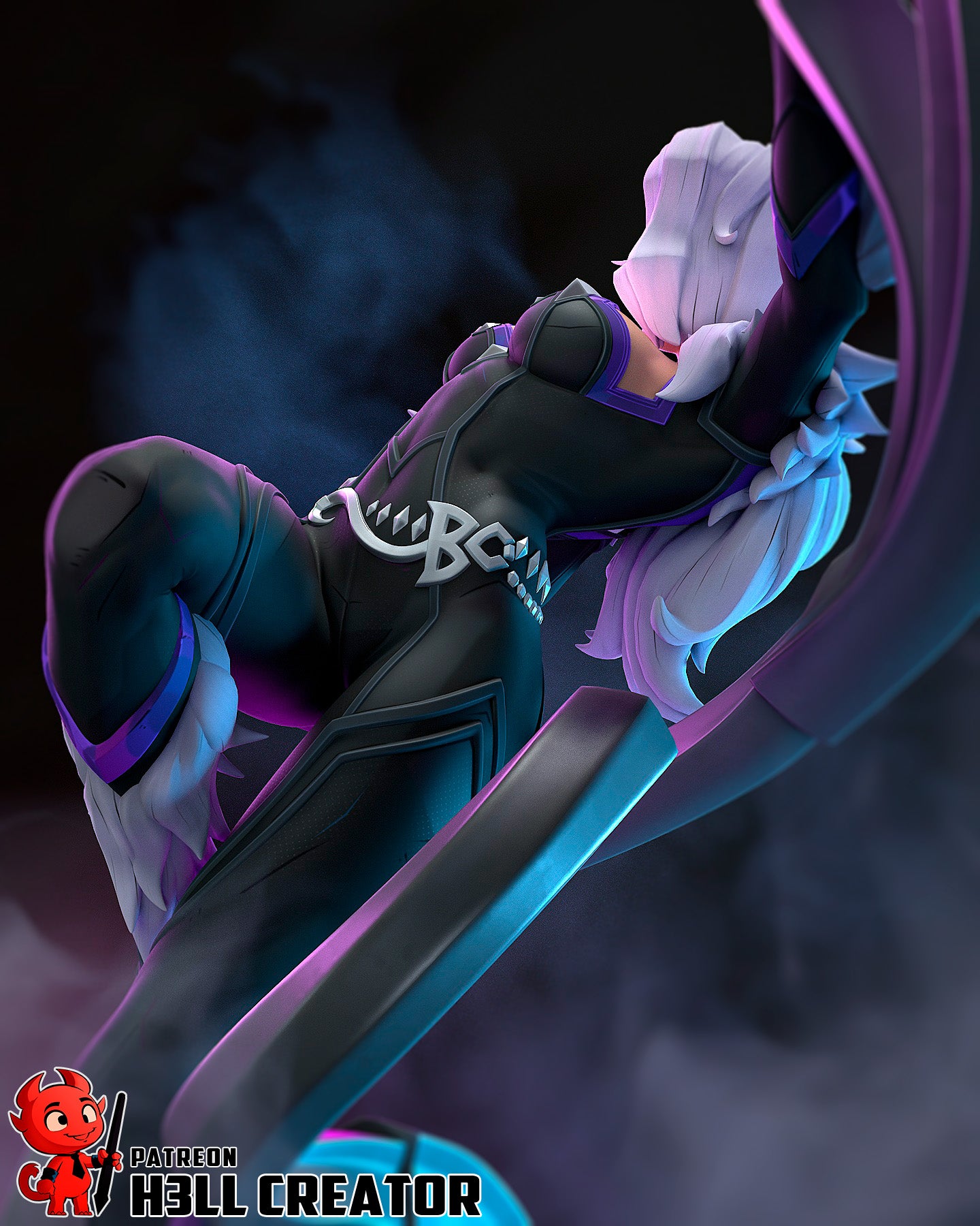 Black Cat from Marvel Rivals by h3ll creator | High Quality Resin Print | Painted Commissions available! - Sephiknot
