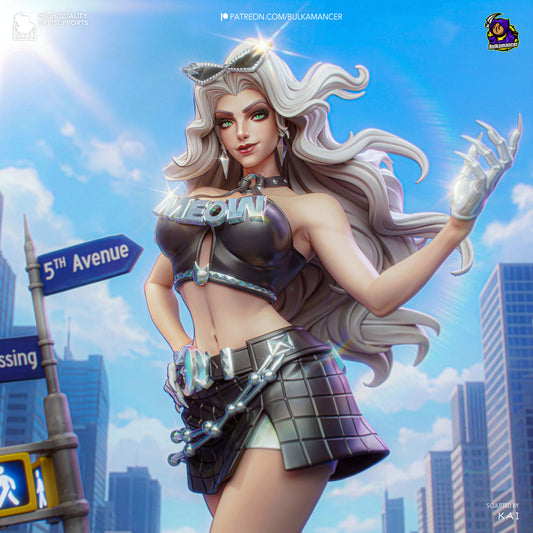 Black Cat by Bulkamancer | High Quality Resin Print | Painted Commissions available!