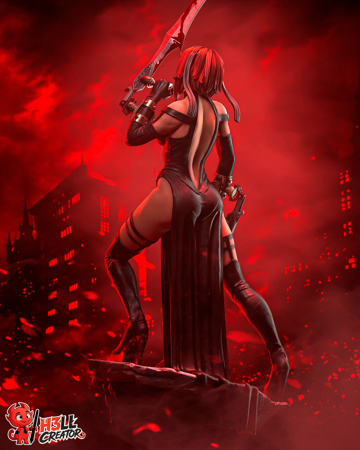 Rayne by h3ll creator | High Quality Resin Print | Painted Commissions available!