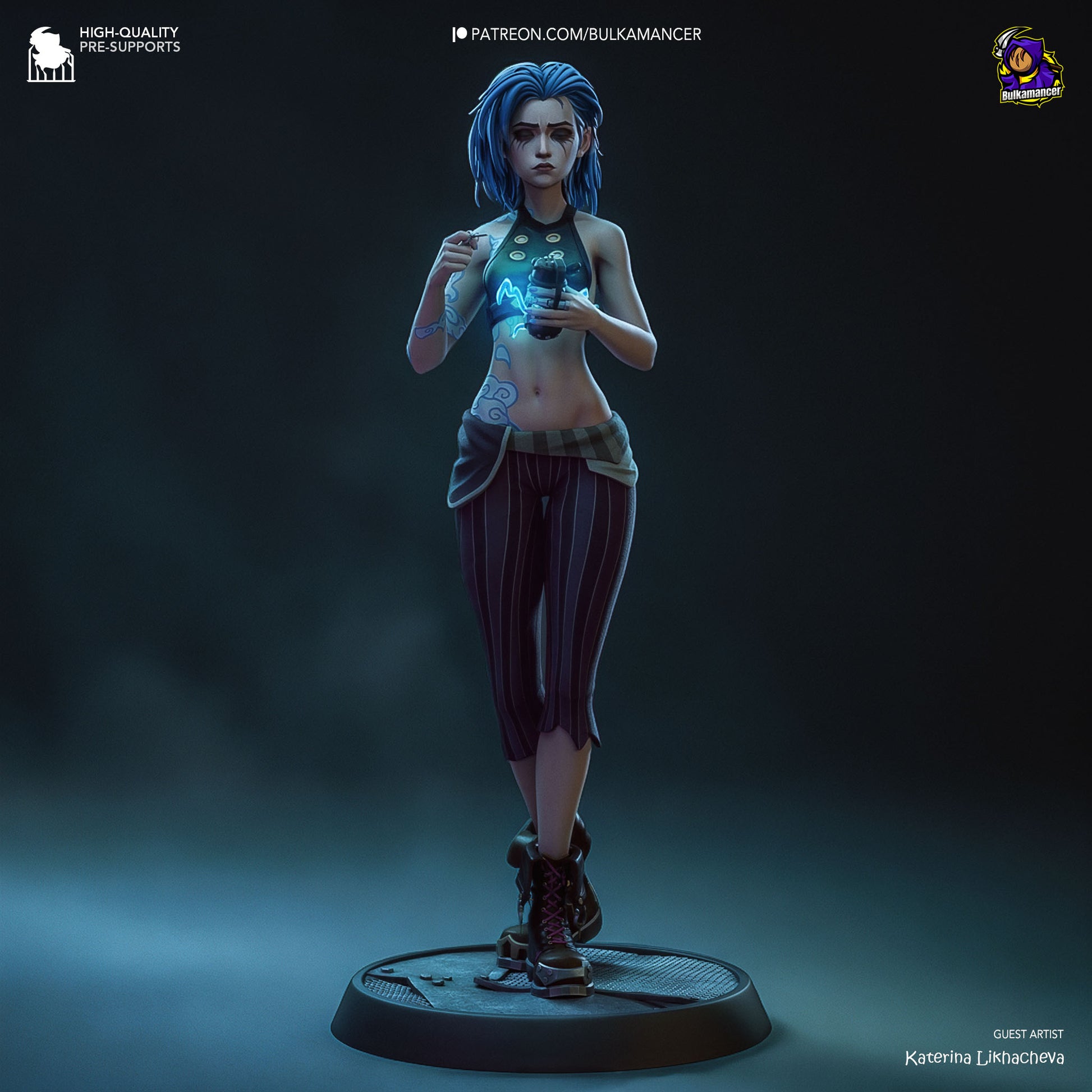 Broken Jinx Garage Kit | Fanmade Model by Bulkamancer | 3D Printed - Sephiknot