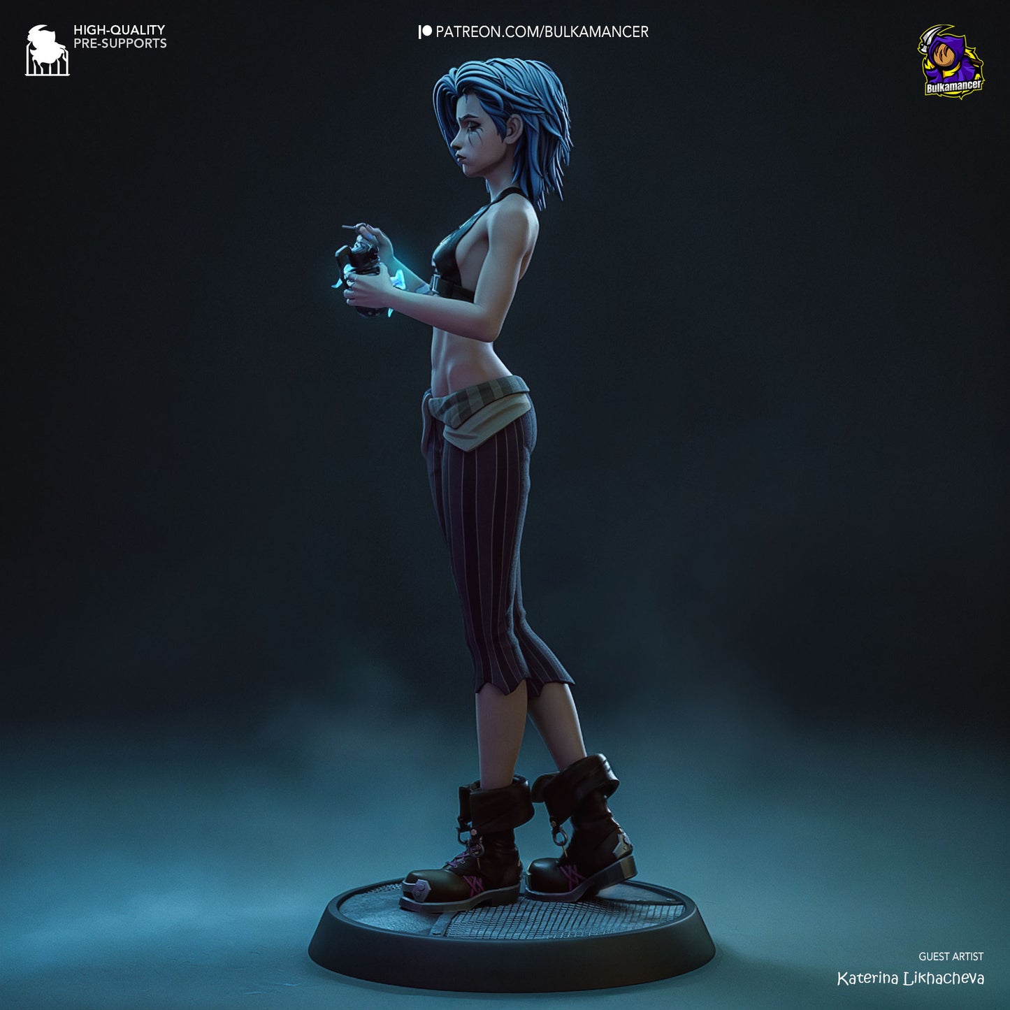Broken Jinx Garage Kit | Fanmade Model by Bulkamancer | 3D Printed - Sephiknot