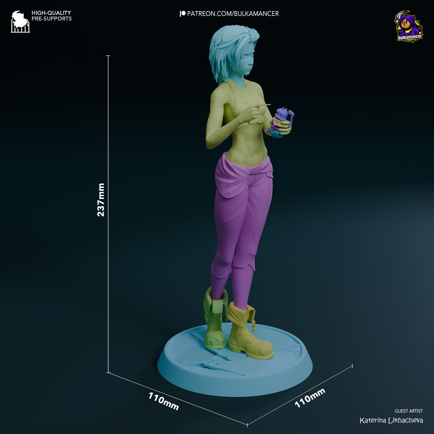 Broken Jinx Garage Kit | Fanmade Model by Bulkamancer | 3D Printed - Sephiknot