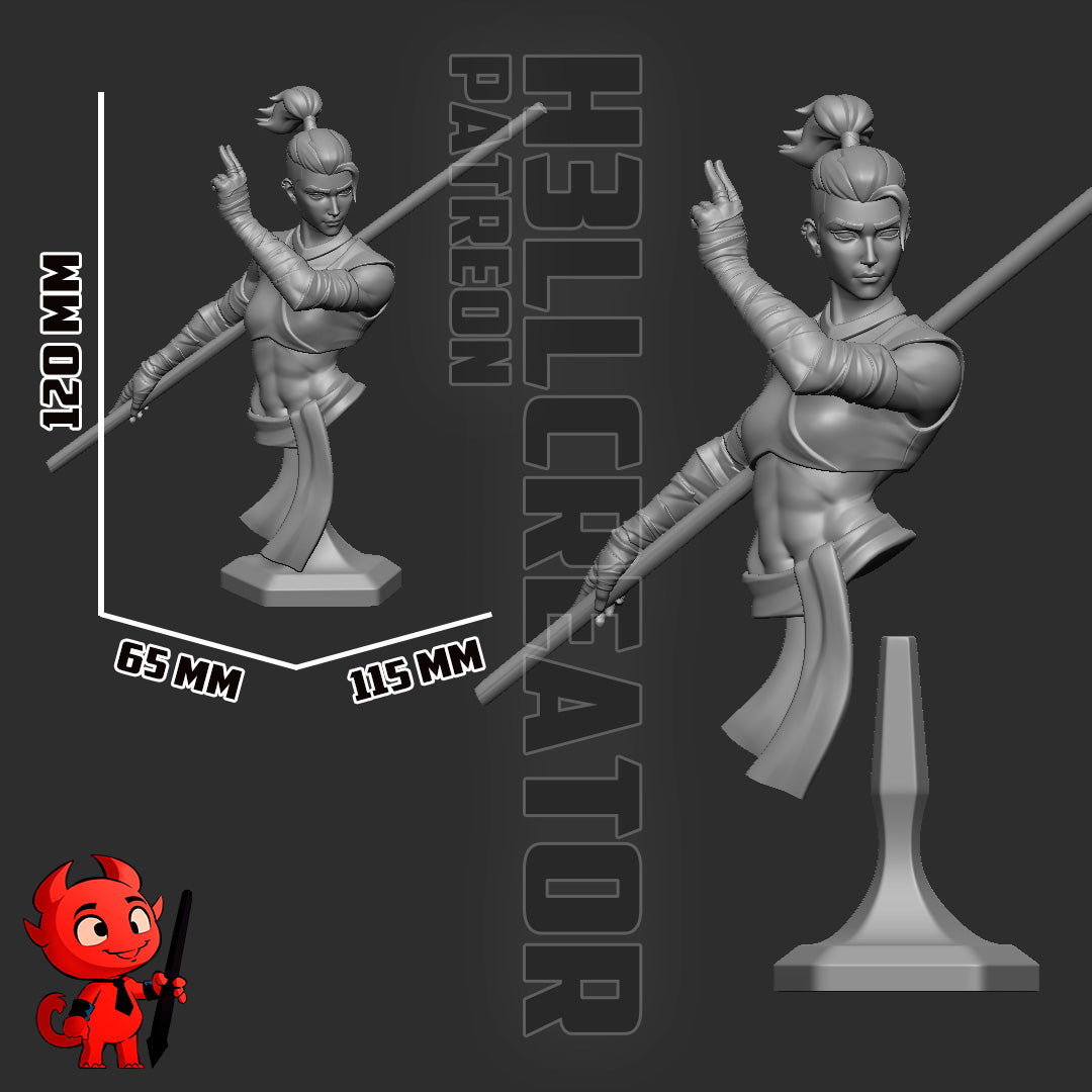 Beauregard from The Mighy Nein by h3ll creator | High Quality Resin Print | Painted Commissions available! - Sephiknot