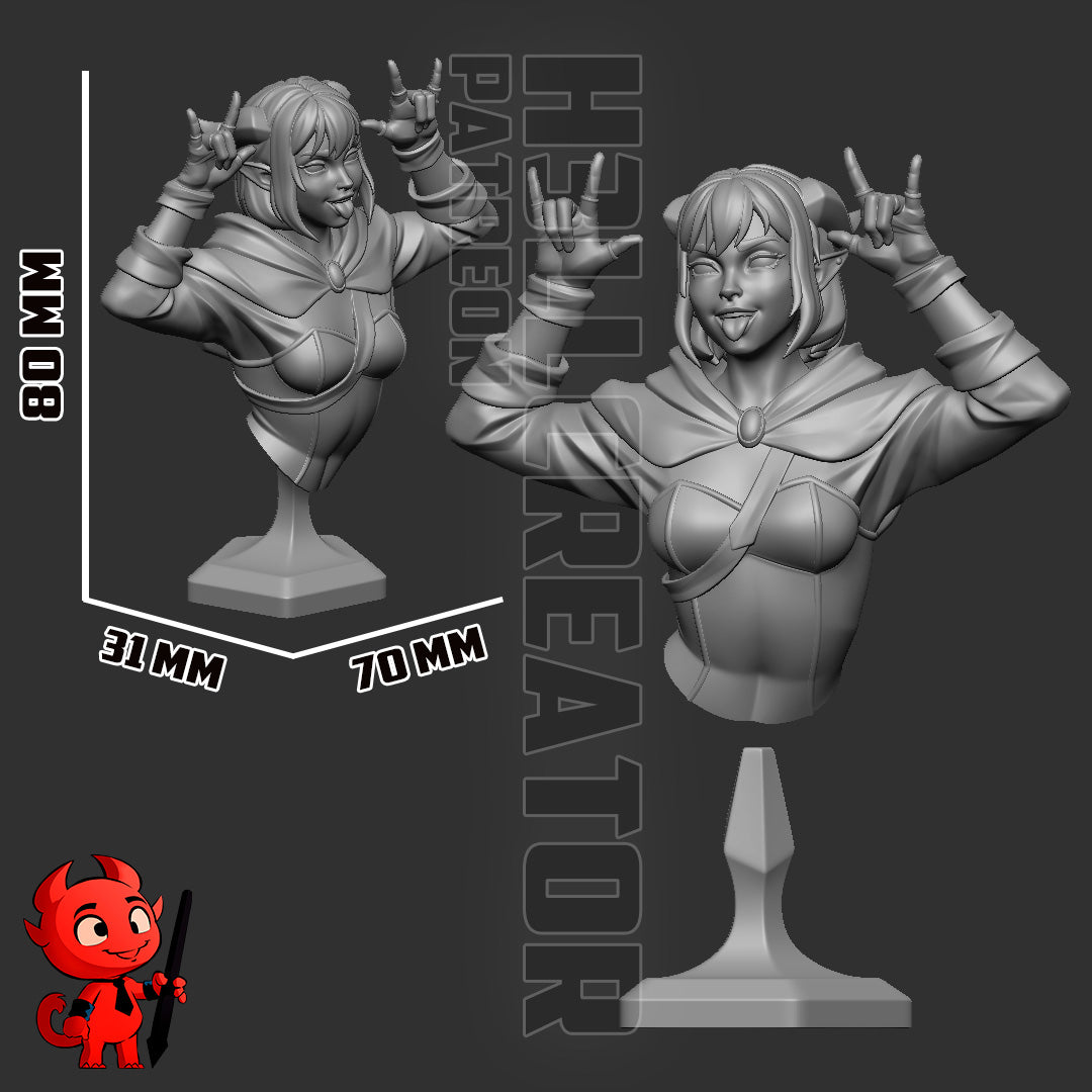 Jester from The Mighty Nein by h3ll creator | High Quality Resin Print | Painted Commissions available! - Sephiknot