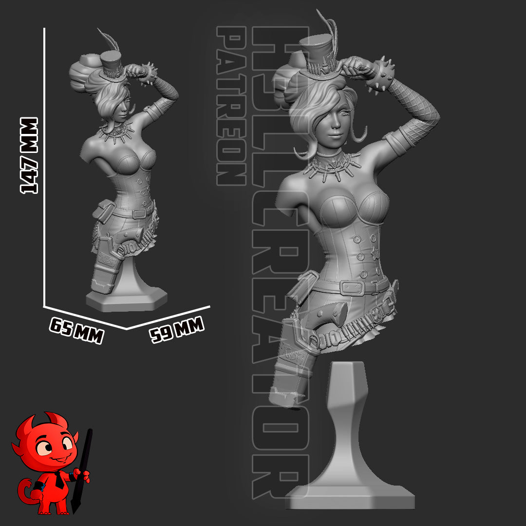 Mad Moxxi from Borderlands by h3ll creator | High Quality Resin Print | Painted Commissions available!