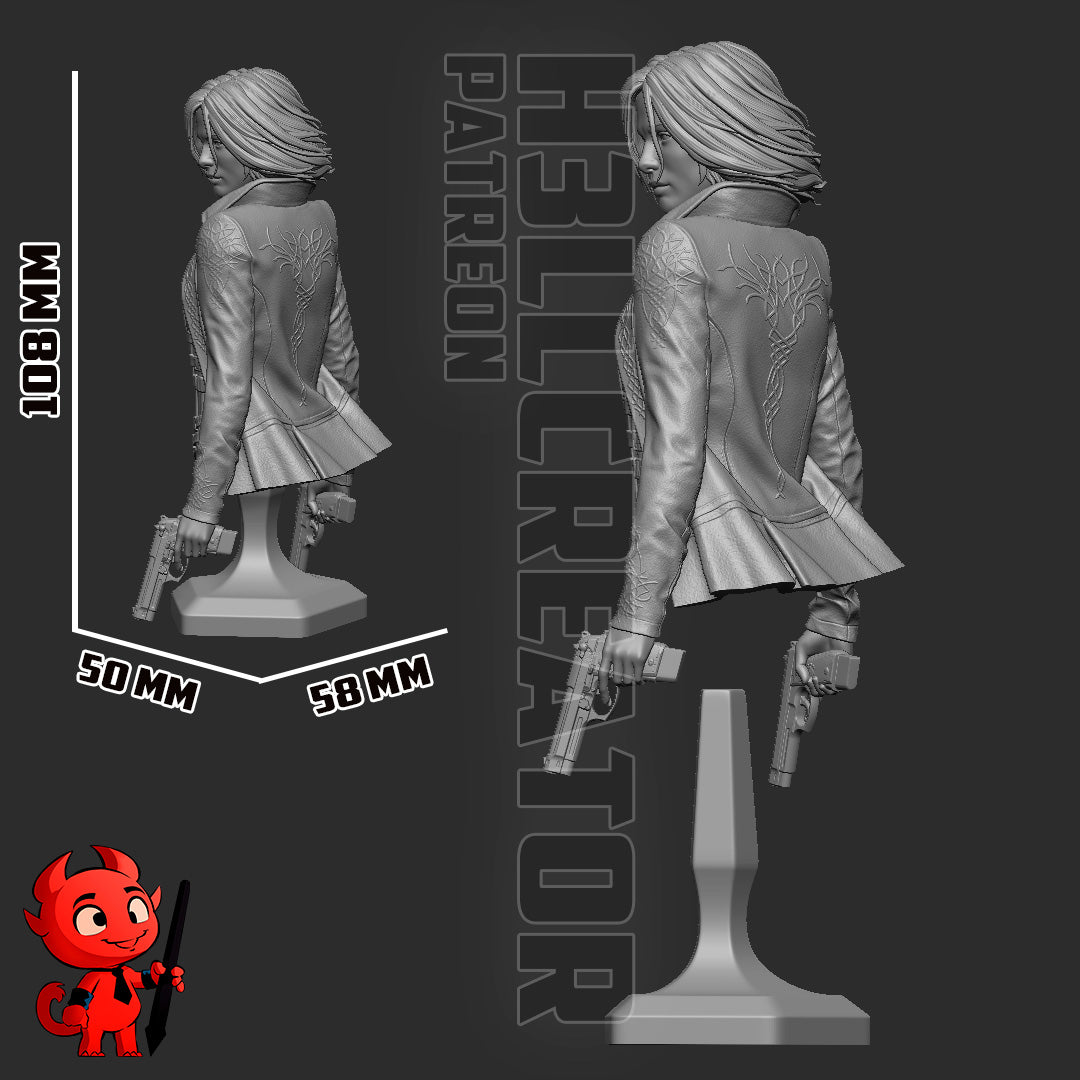 Underworld Selene Garage Kit | Fanmade Model by h3llCreator | Vamnpire warrior | 3D Printed - Sephiknot