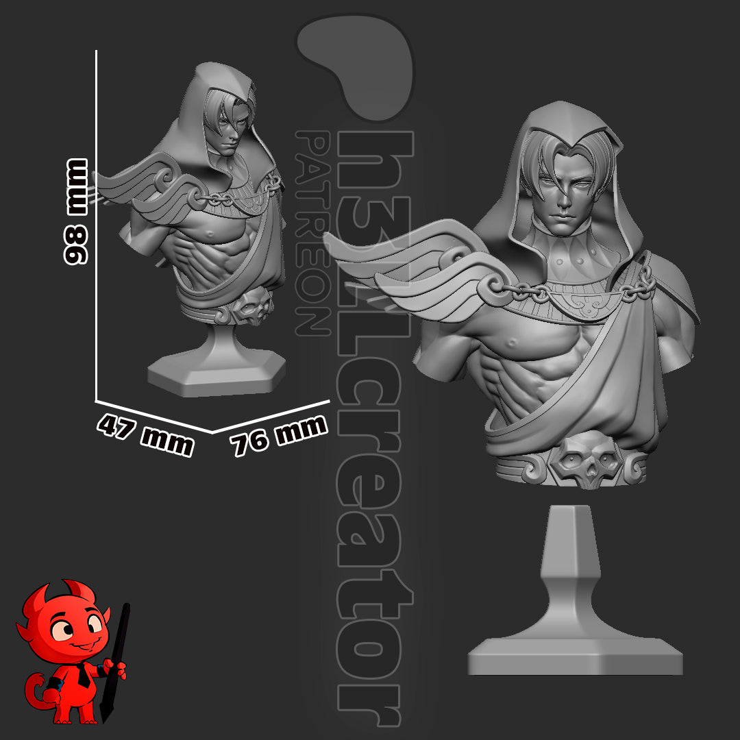 Hades Thanatos Garage Kit | Fanmade Model by h3llCreator | Death Incarnate | 3D Printed - Sephiknot