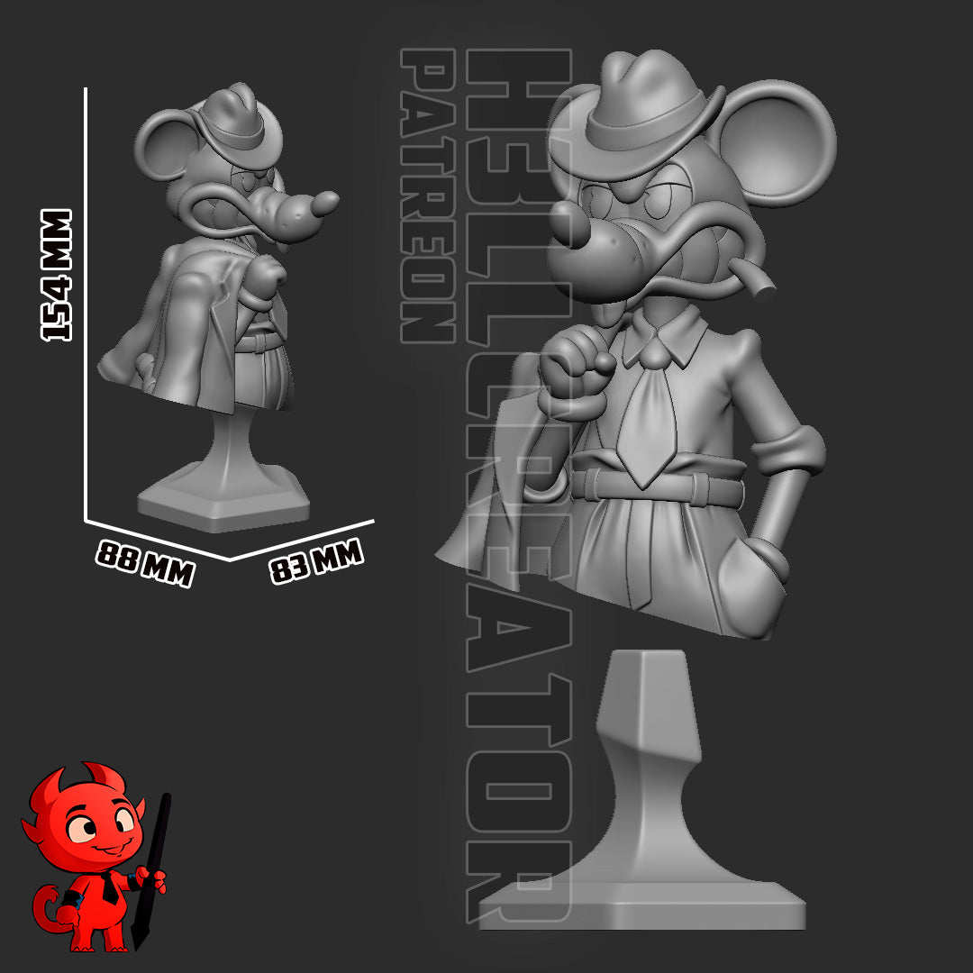 Jack from Mouse PI by h3ll creator | High Quality Resin Print | Painted Commissions available! - Sephiknot